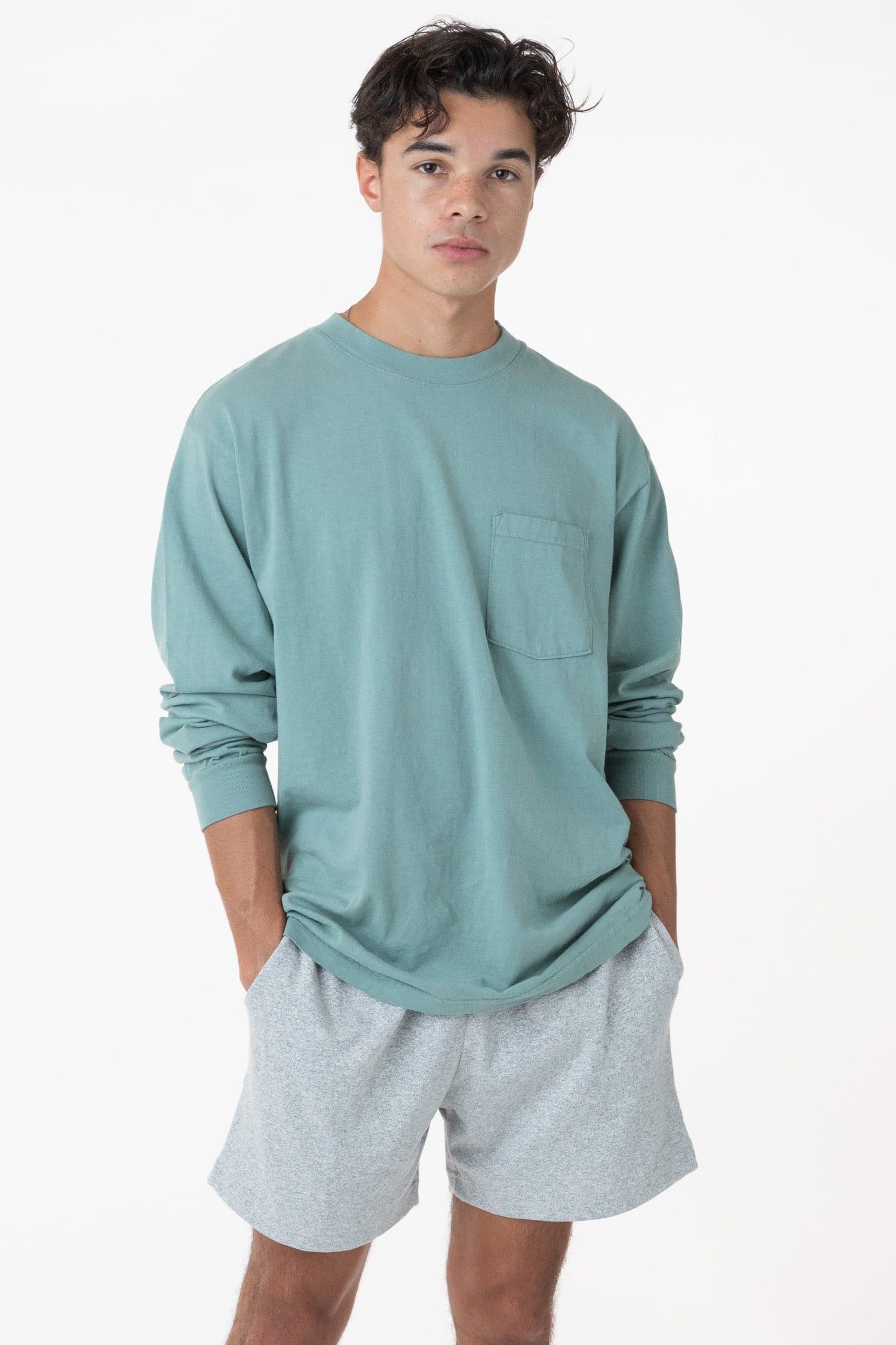 1810GD - Long Sleeve Garment Dye Pocket T-Shirt - Image 27