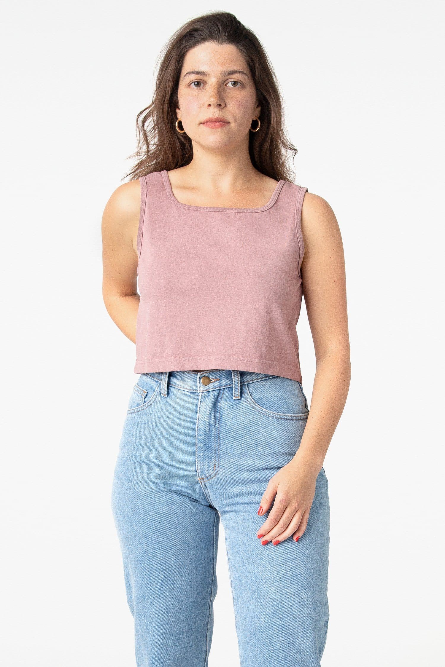 1822GD - Garment Dye Crop Tank - Image 11