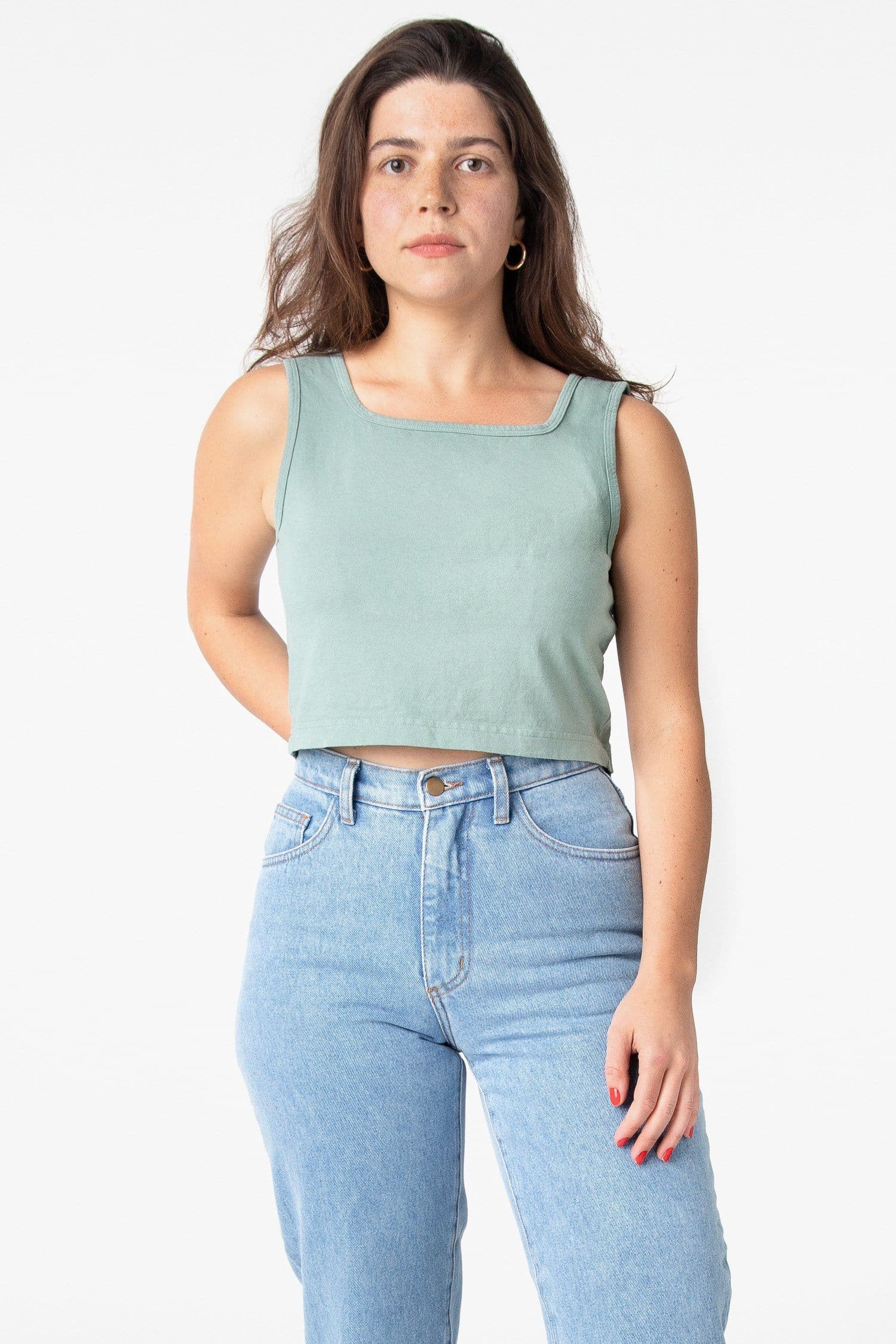 1822GD - Garment Dye Crop Tank - Image 12