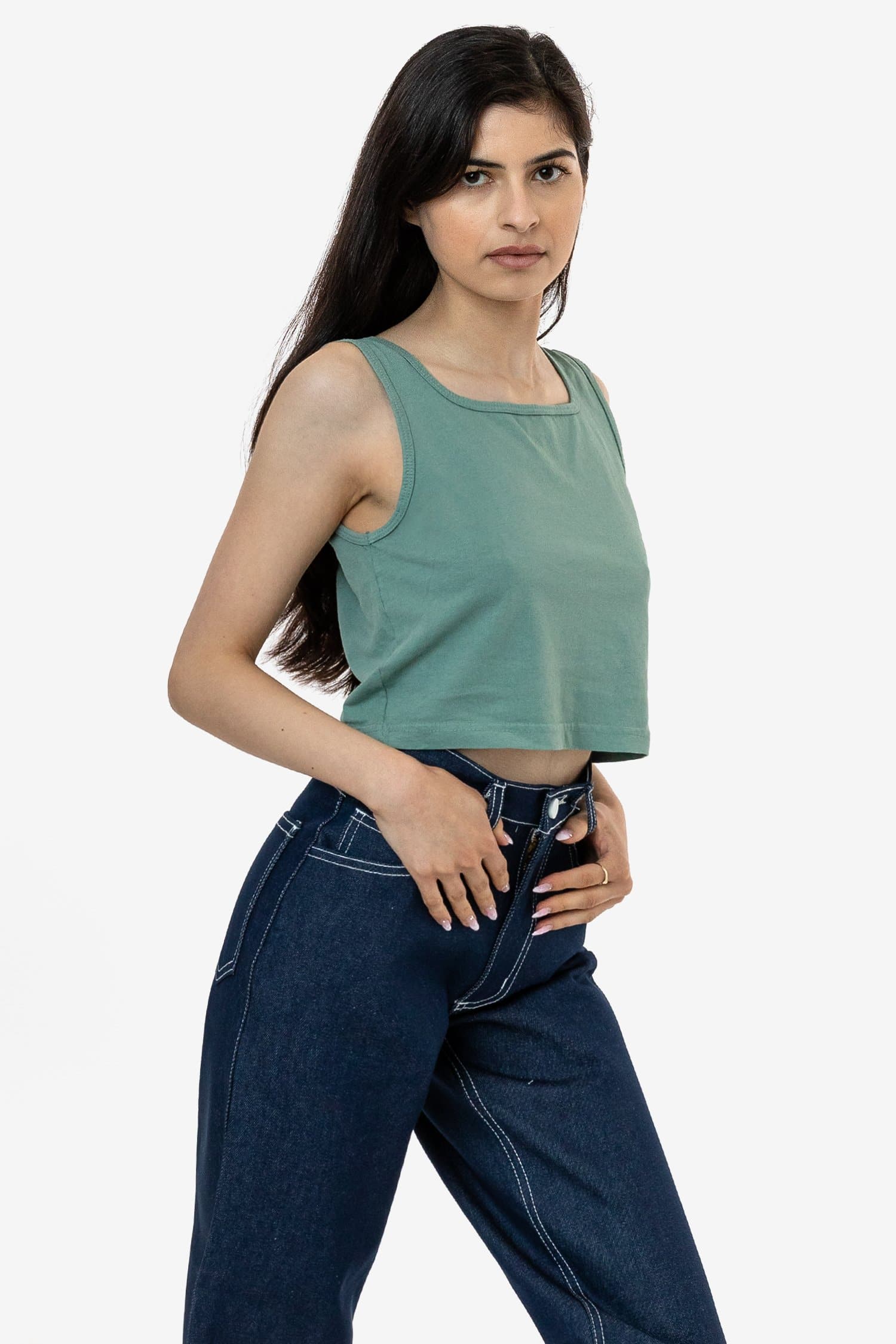 1822GD - Garment Dye Crop Tank - Image 18