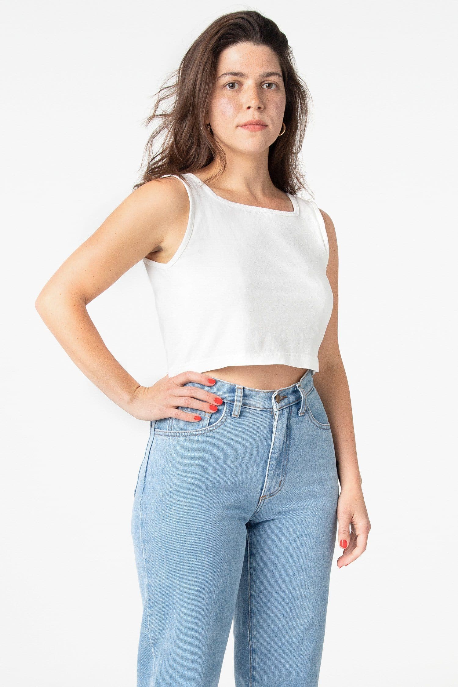 1822GD - Garment Dye Crop Tank - Image 2