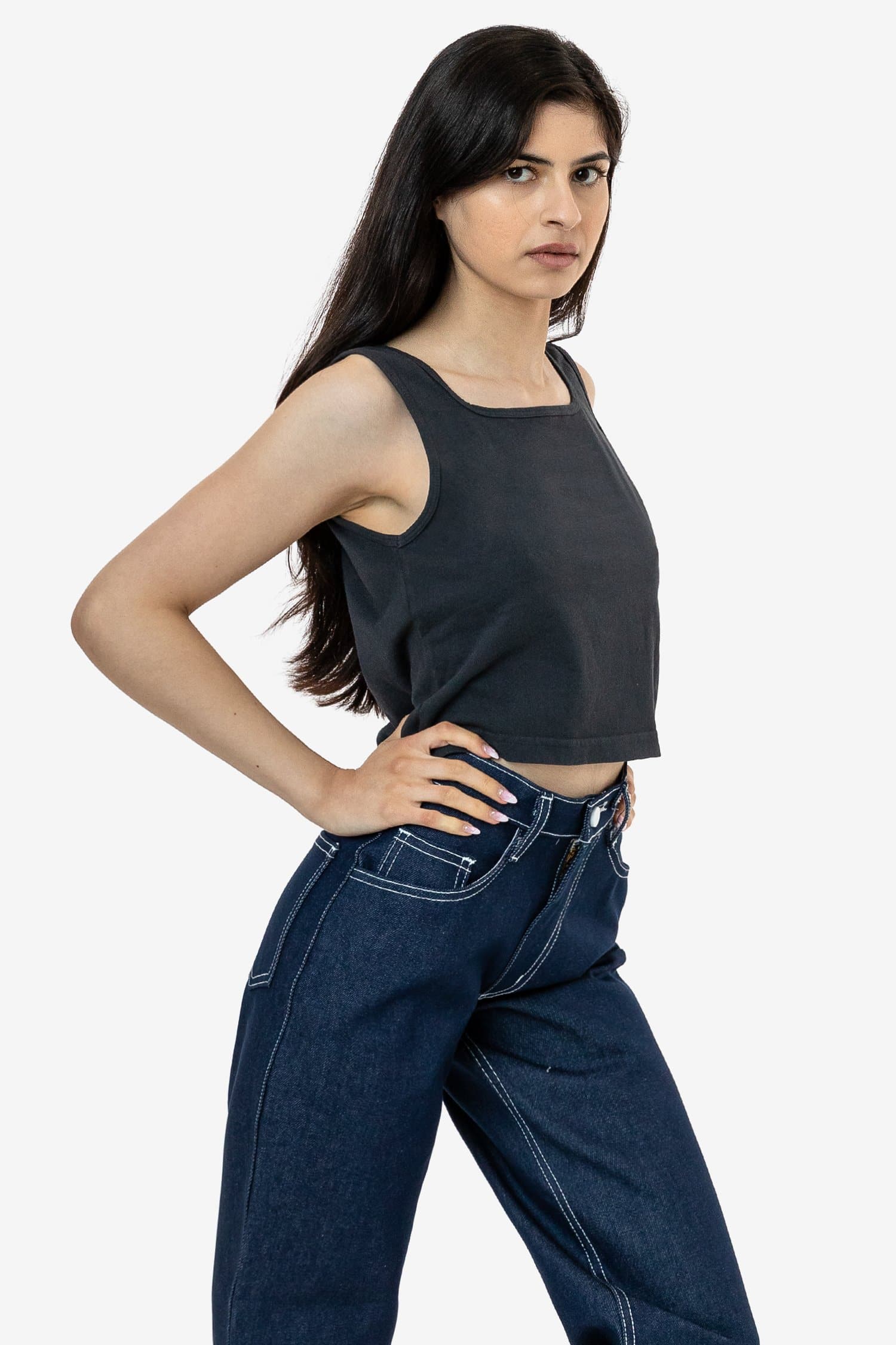 1822GD - Garment Dye Crop Tank - Image 20