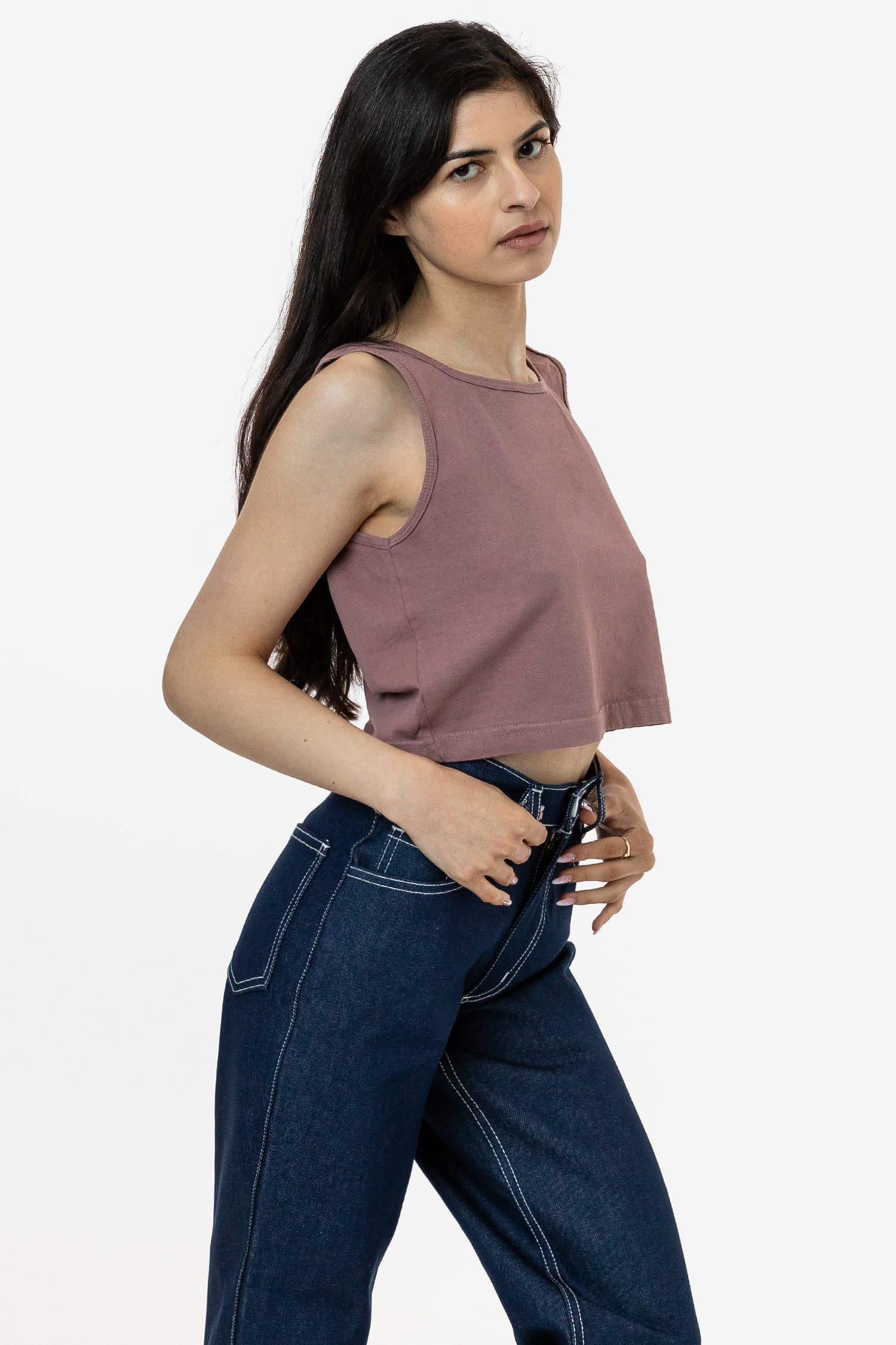 1822GD - Garment Dye Crop Tank - Image 21