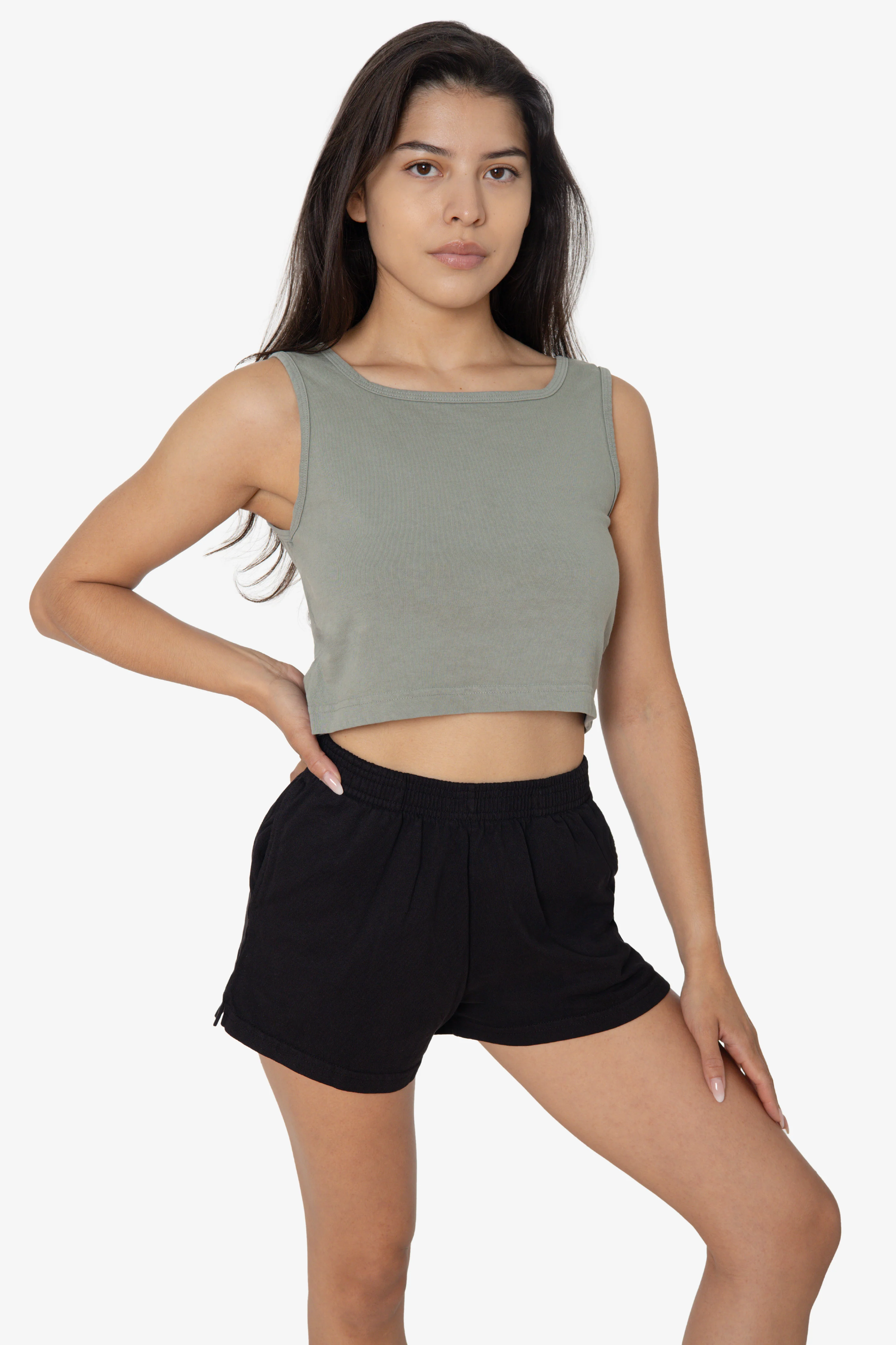 1822GD - Garment Dye Crop Tank - Image 26