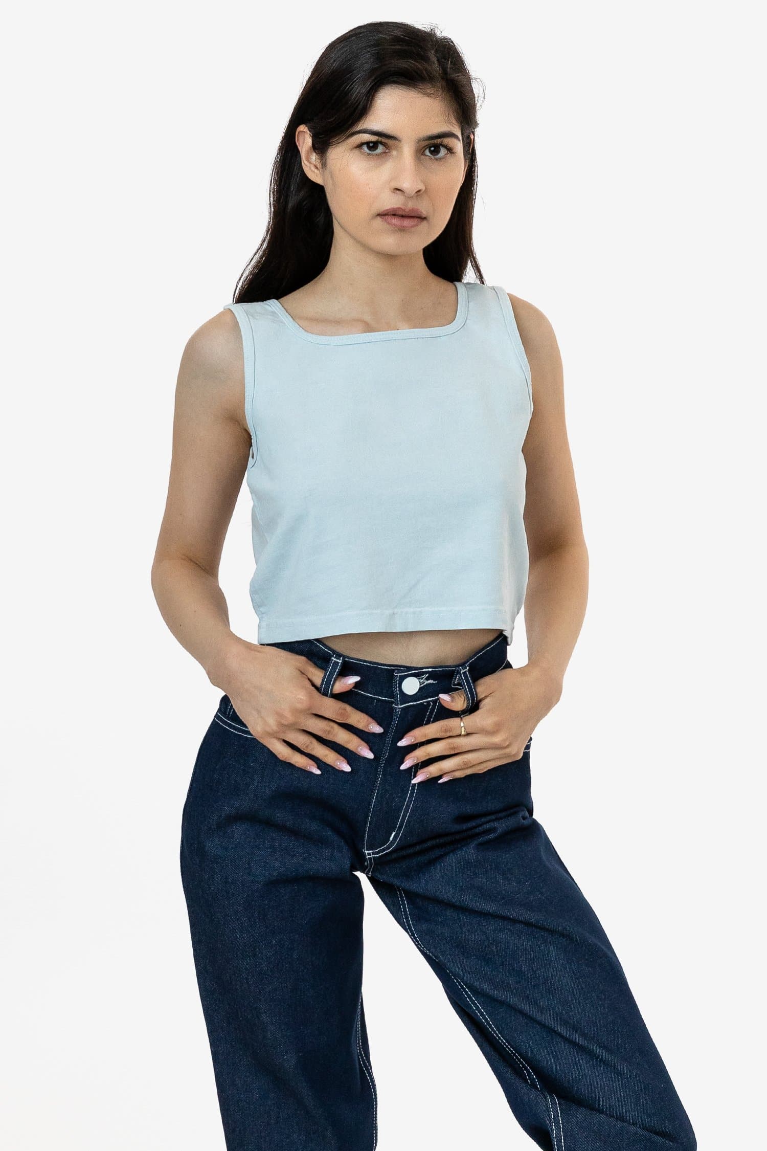 1822GD - Garment Dye Crop Tank - Image 3