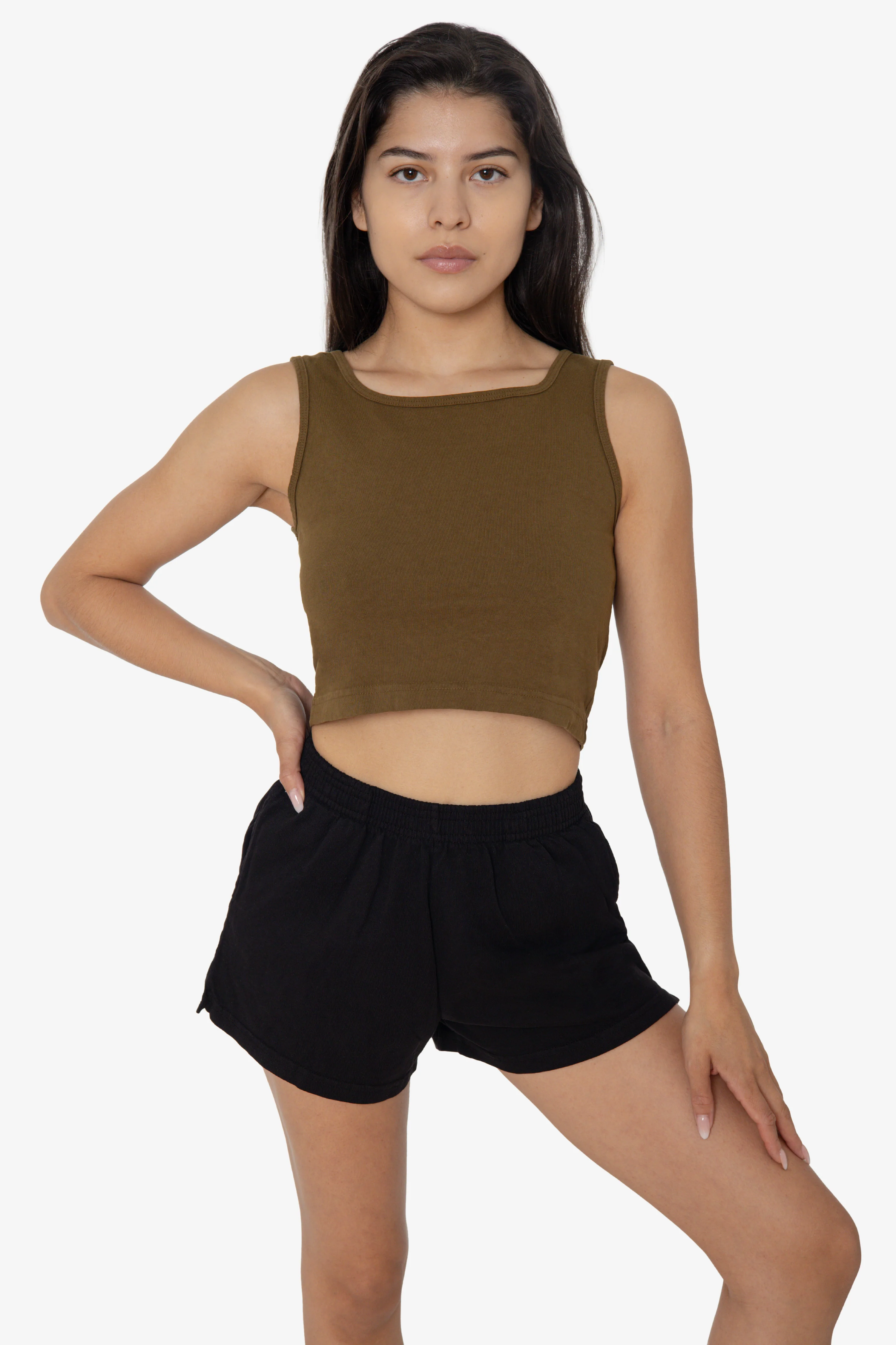 1822GD - Garment Dye Crop Tank - Image 33