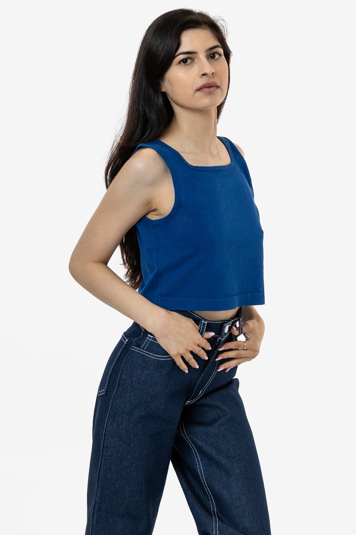 1822GD - Garment Dye Crop Tank - Image 5