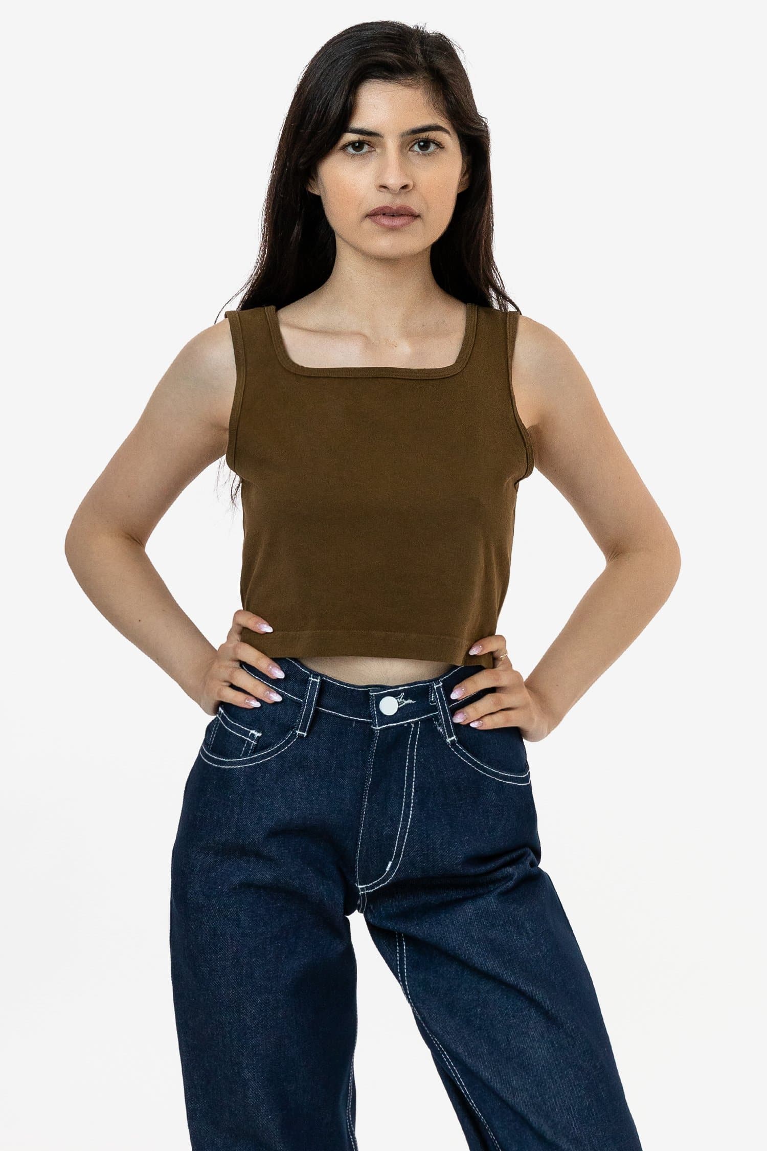 1822GD - Garment Dye Crop Tank - Image 6