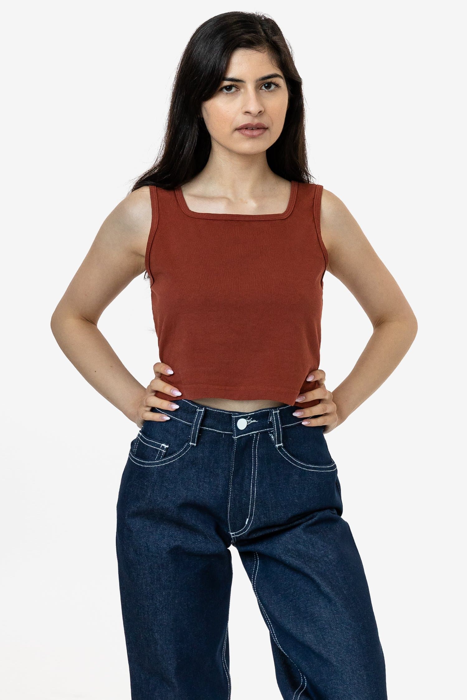 1822GD - Garment Dye Crop Tank - Image 7