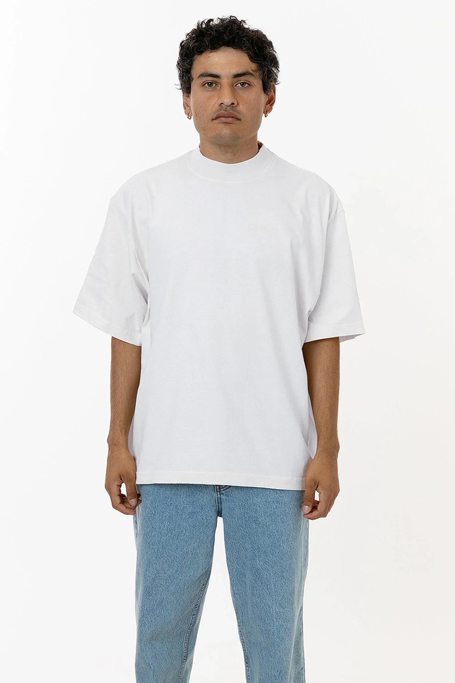 1825GD - Oversized Short Sleeve High Mockneck T-shirt - Image 29