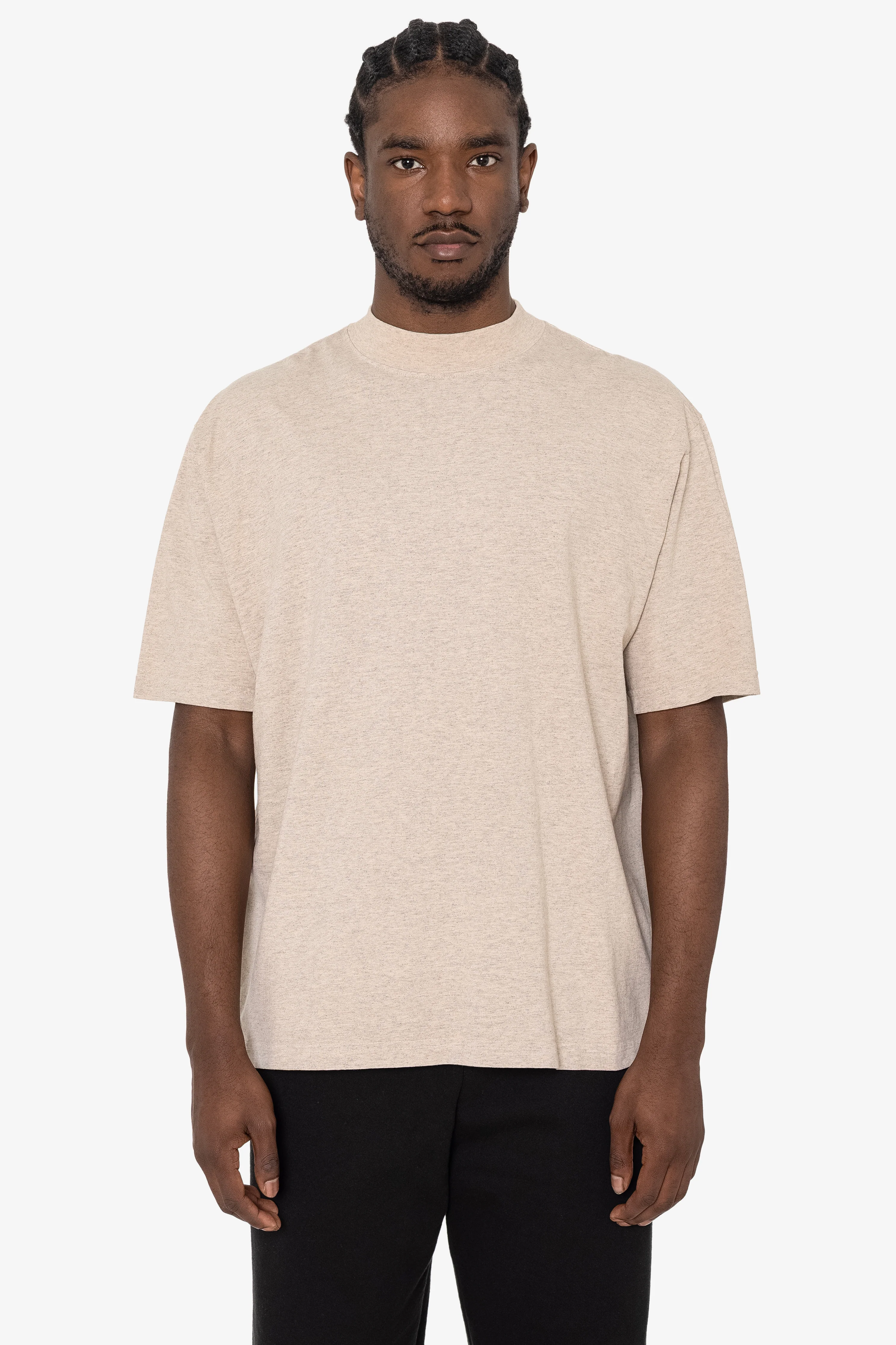 1825GD - Oversized Short Sleeve High Mockneck T-shirt - Image 33