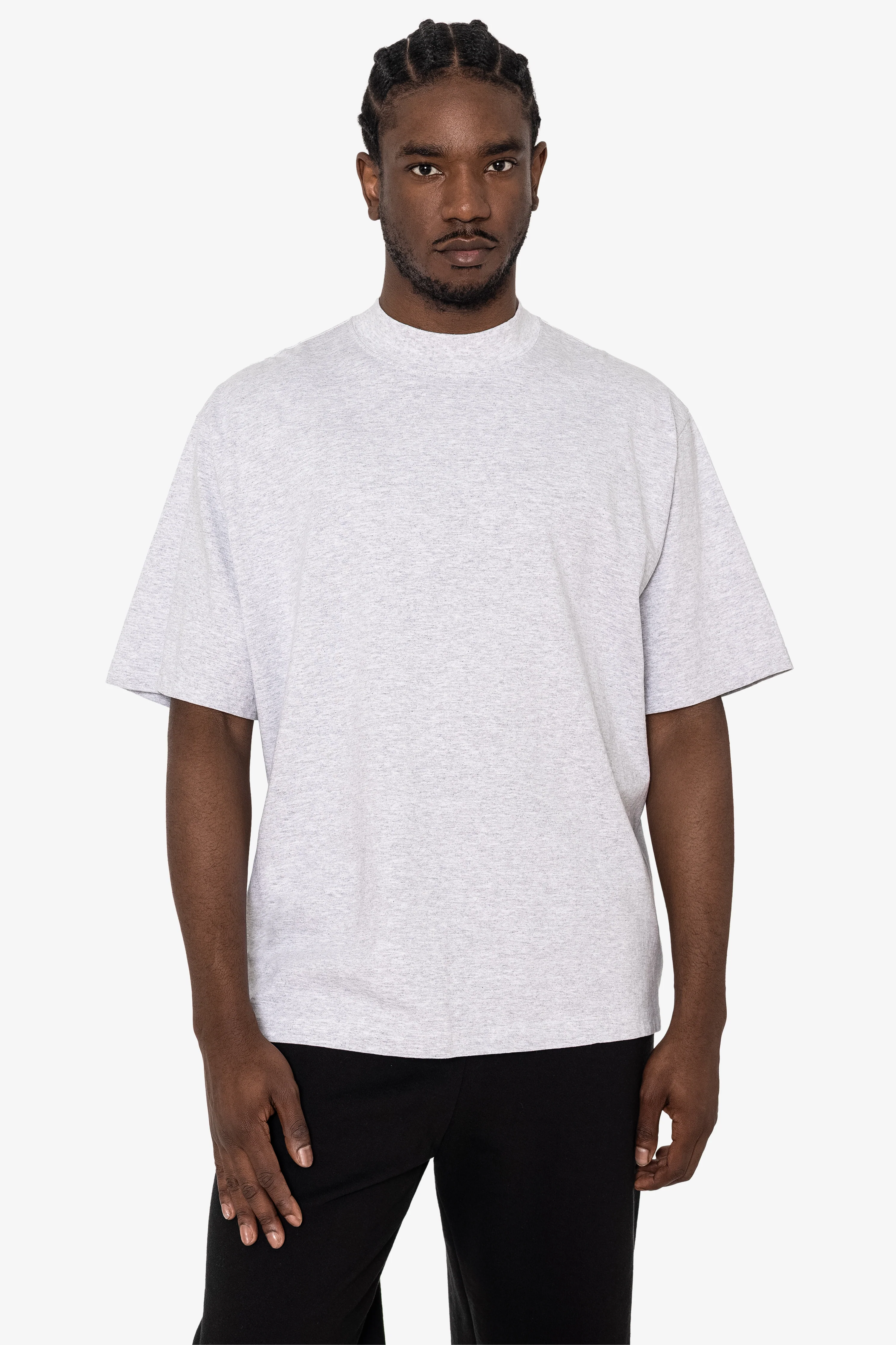 1825GD - Oversized Short Sleeve High Mockneck T-shirt - Image 37