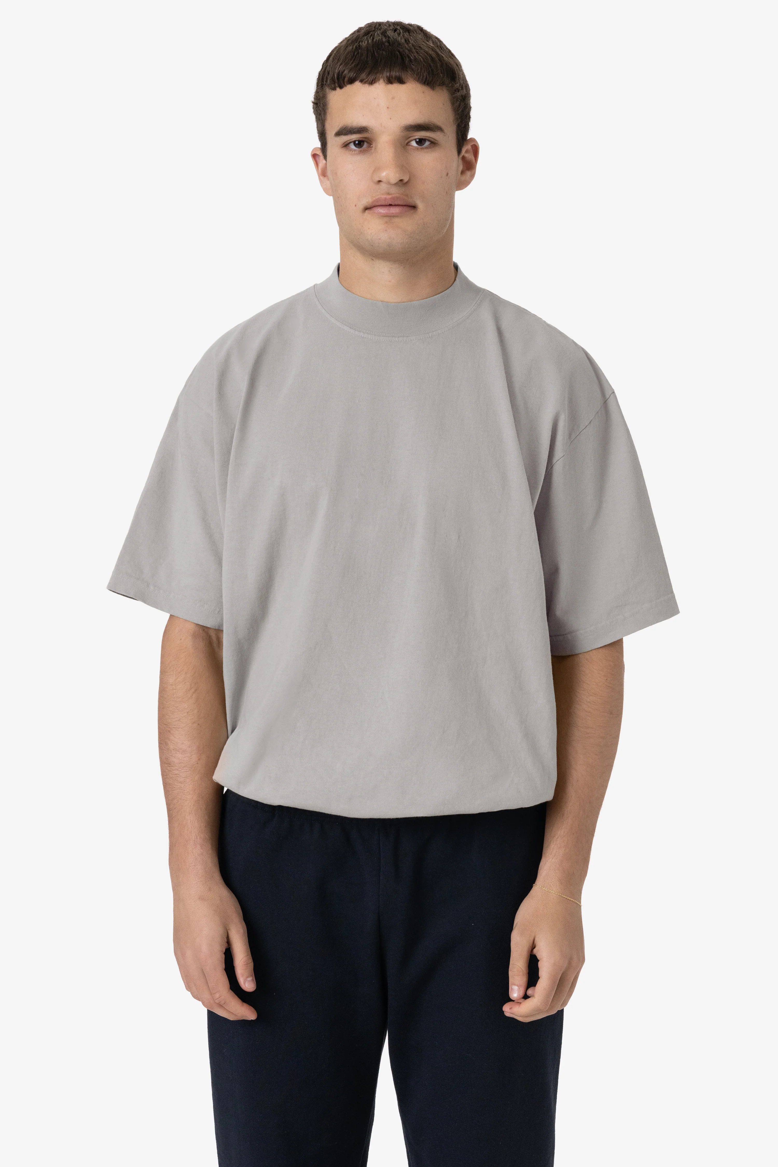 1825GD - Oversized Short Sleeve High Mockneck T-shirt - Image 5