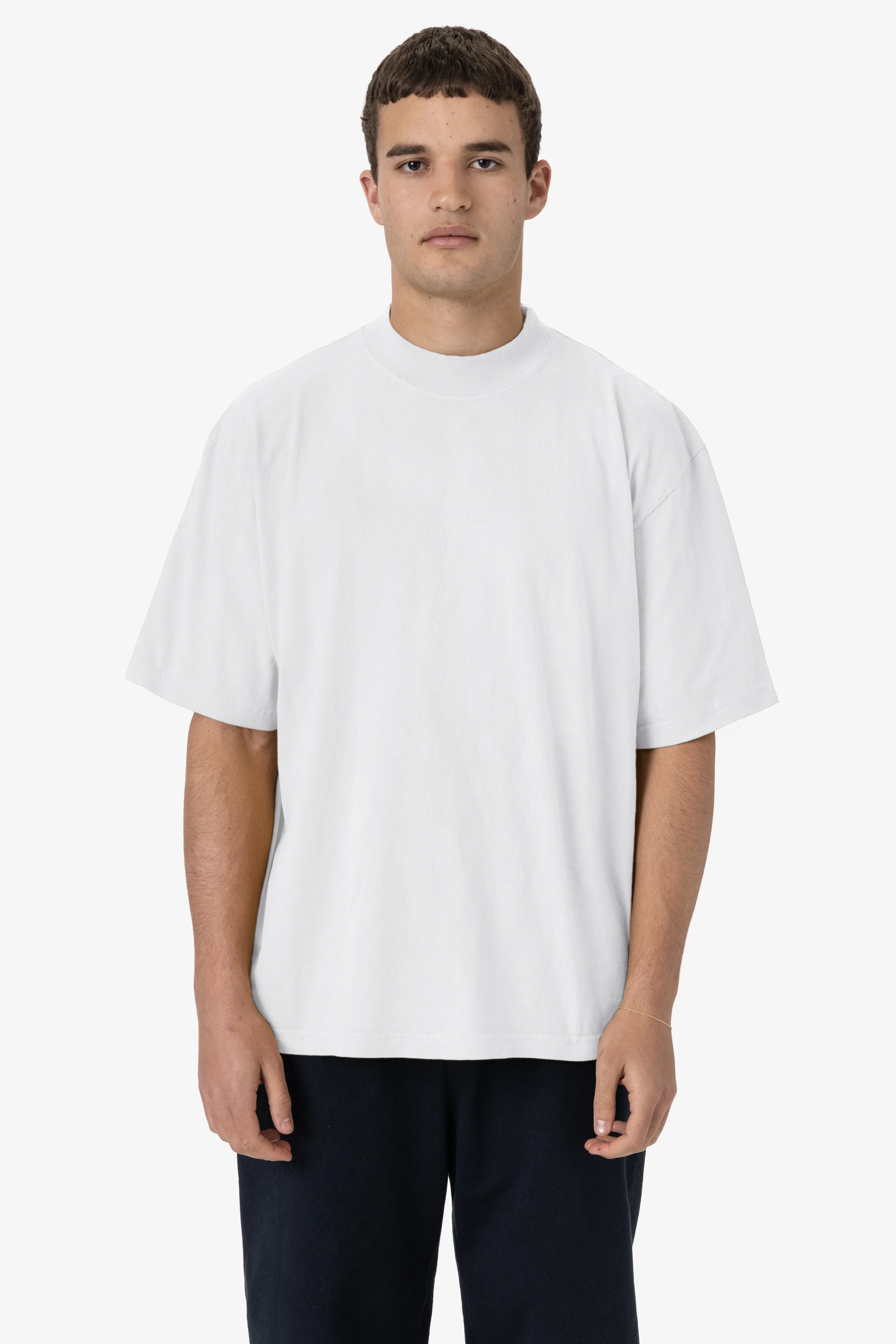 1825GD - Oversized Short Sleeve High Mockneck T-shirt - Image 7
