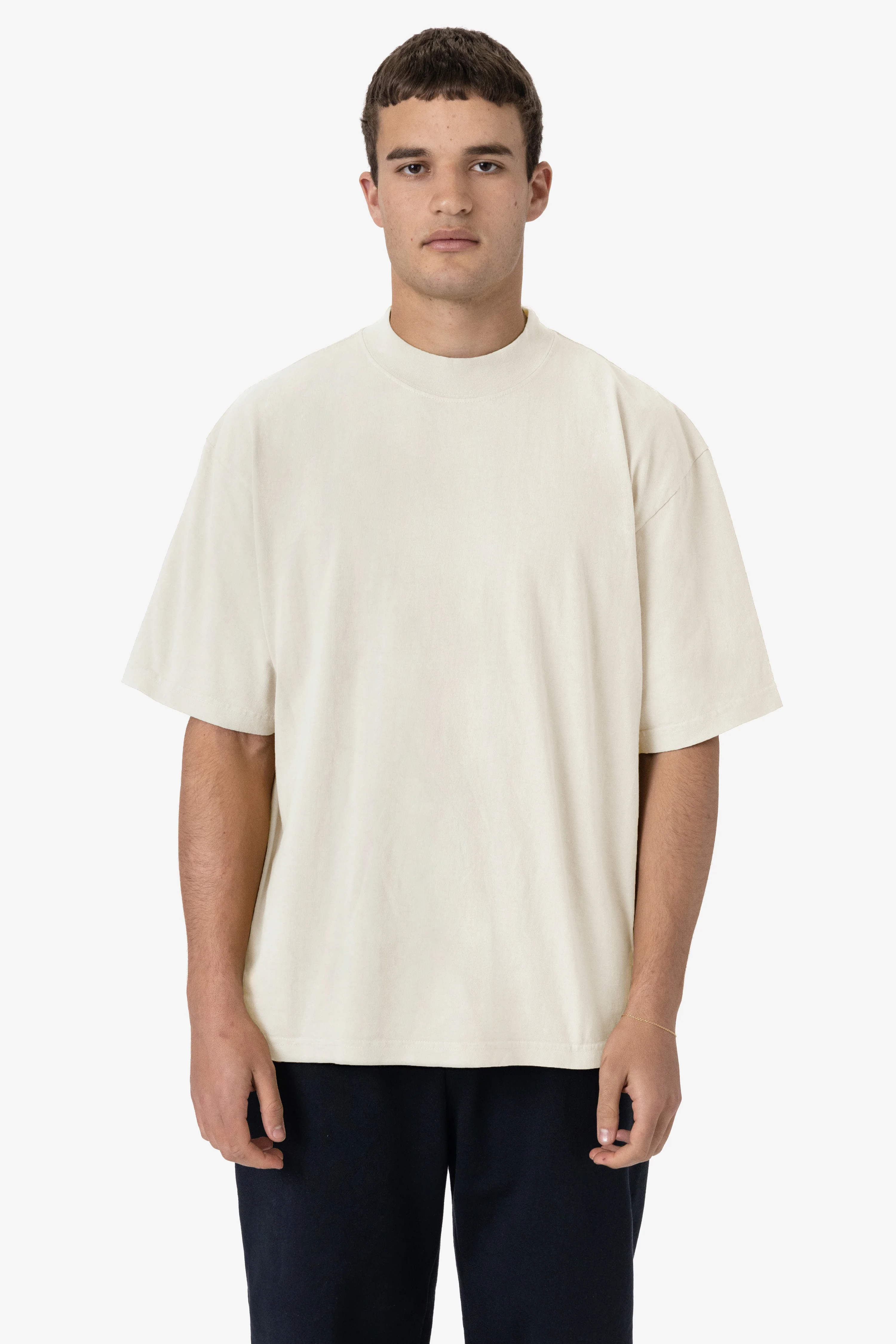 1825GD - Oversized Short Sleeve High Mockneck T-shirt - Image 9