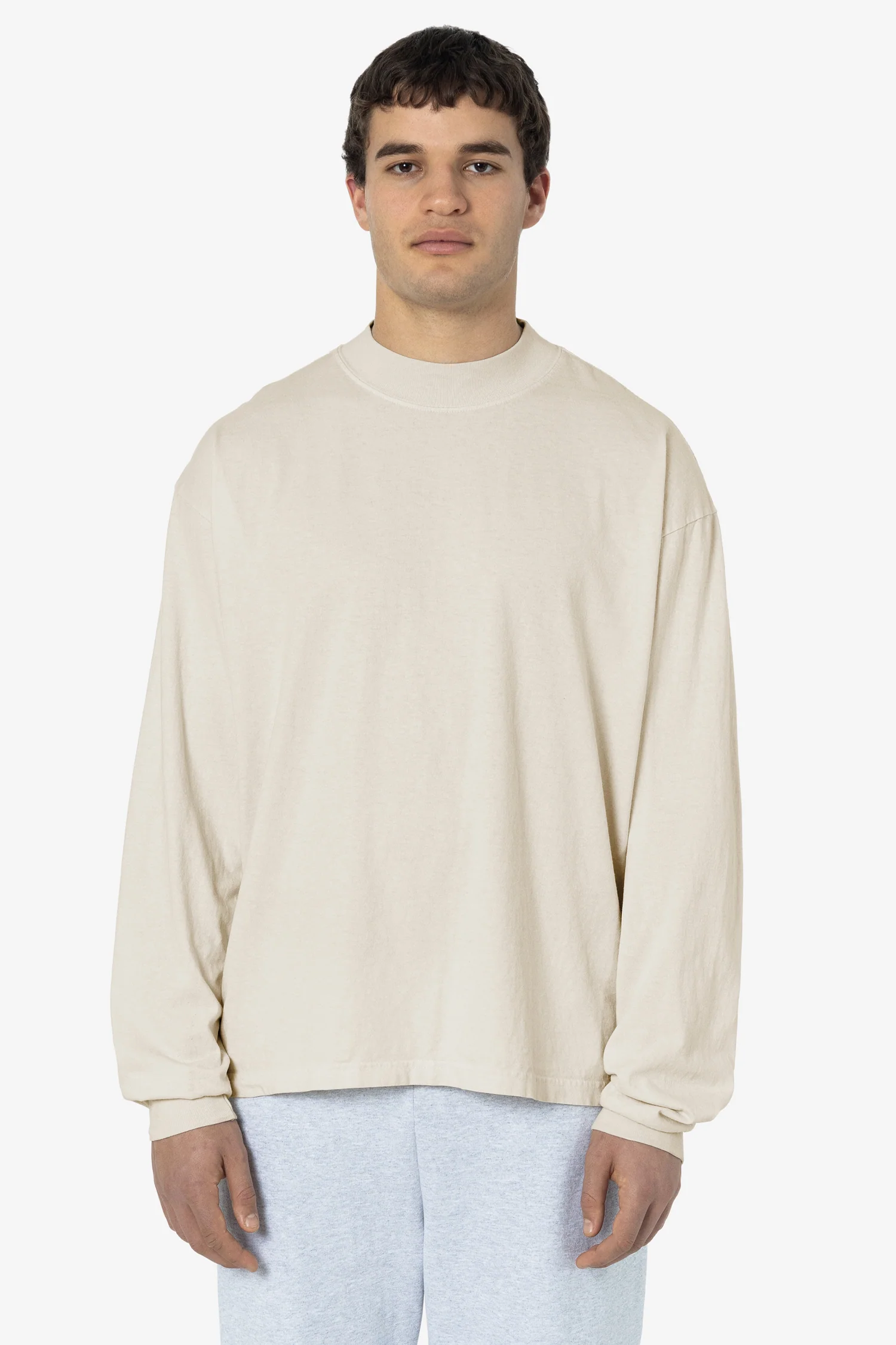 1827GD Unisex - Oversized Long Sleeve High Mockneck T-Shirt - Image 5