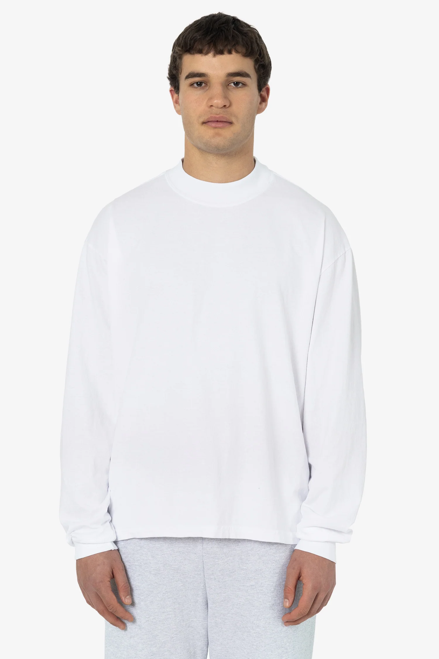 1827GD Unisex - Oversized Long Sleeve High Mockneck T-Shirt - Image 7