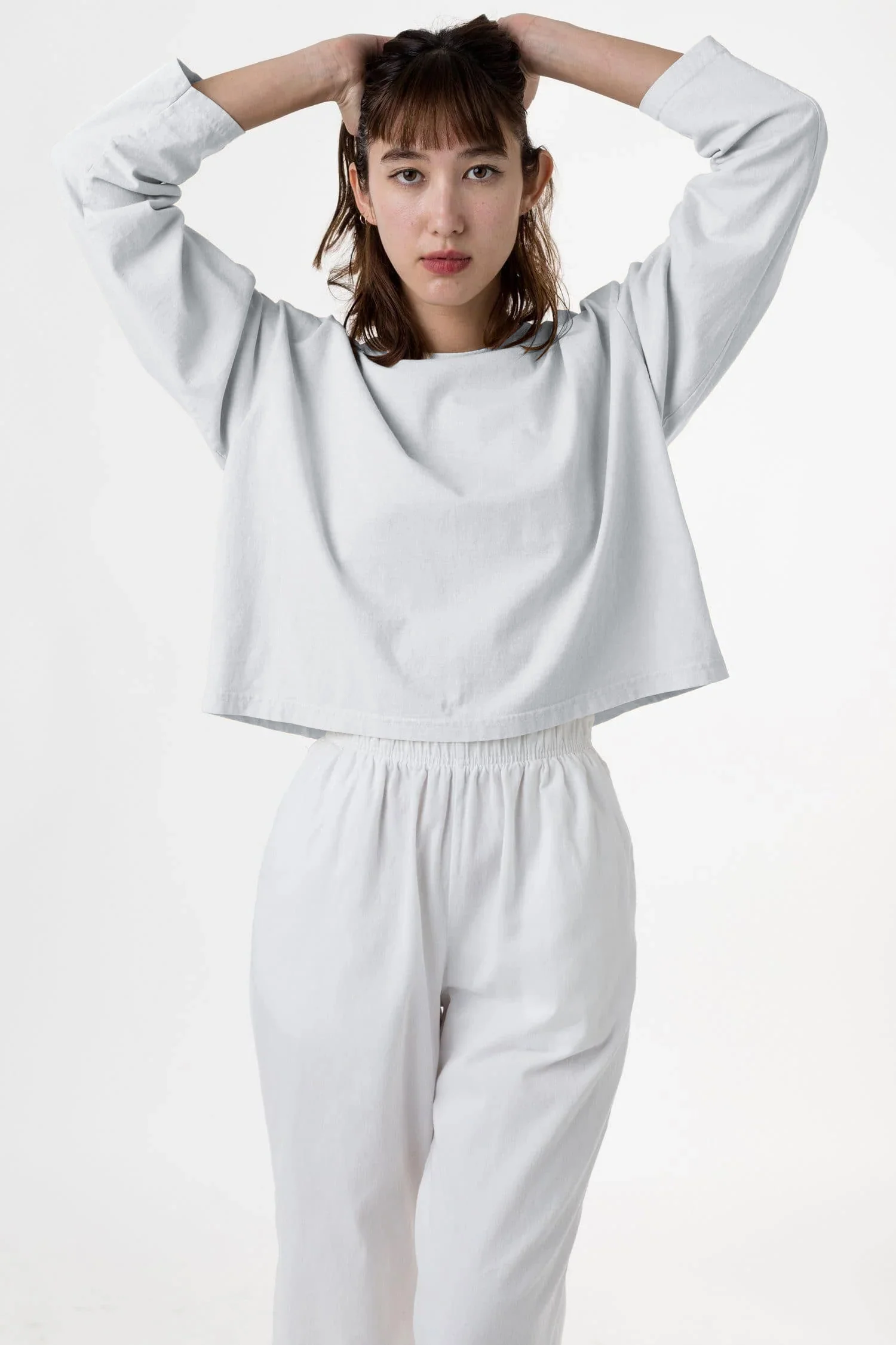1839GD - Long Sleeve Garment Dye Cropped T-Shirt - Image 13