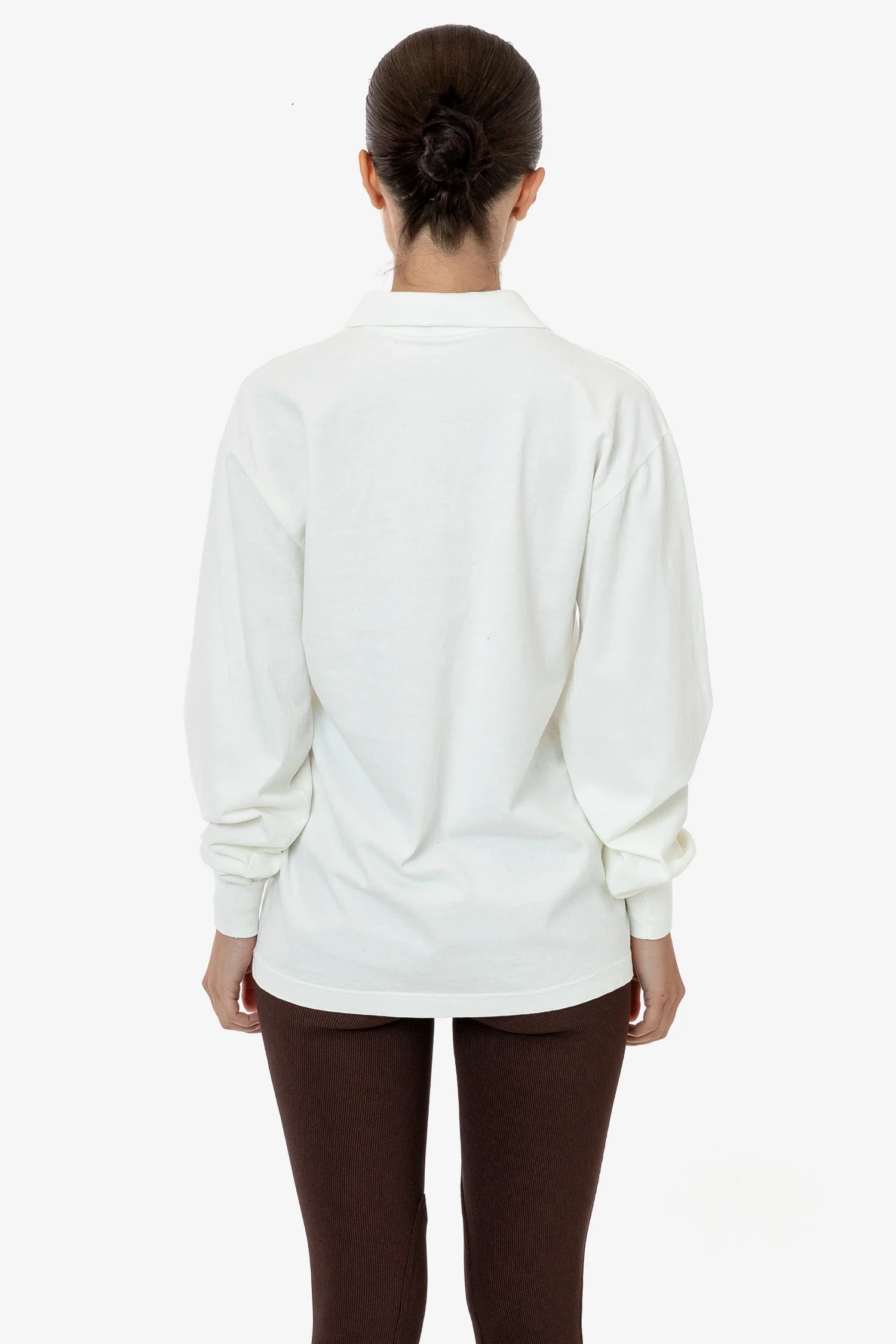 18417GD - 18/1 Long Sleeve Polo T-Shirt - Image 8
