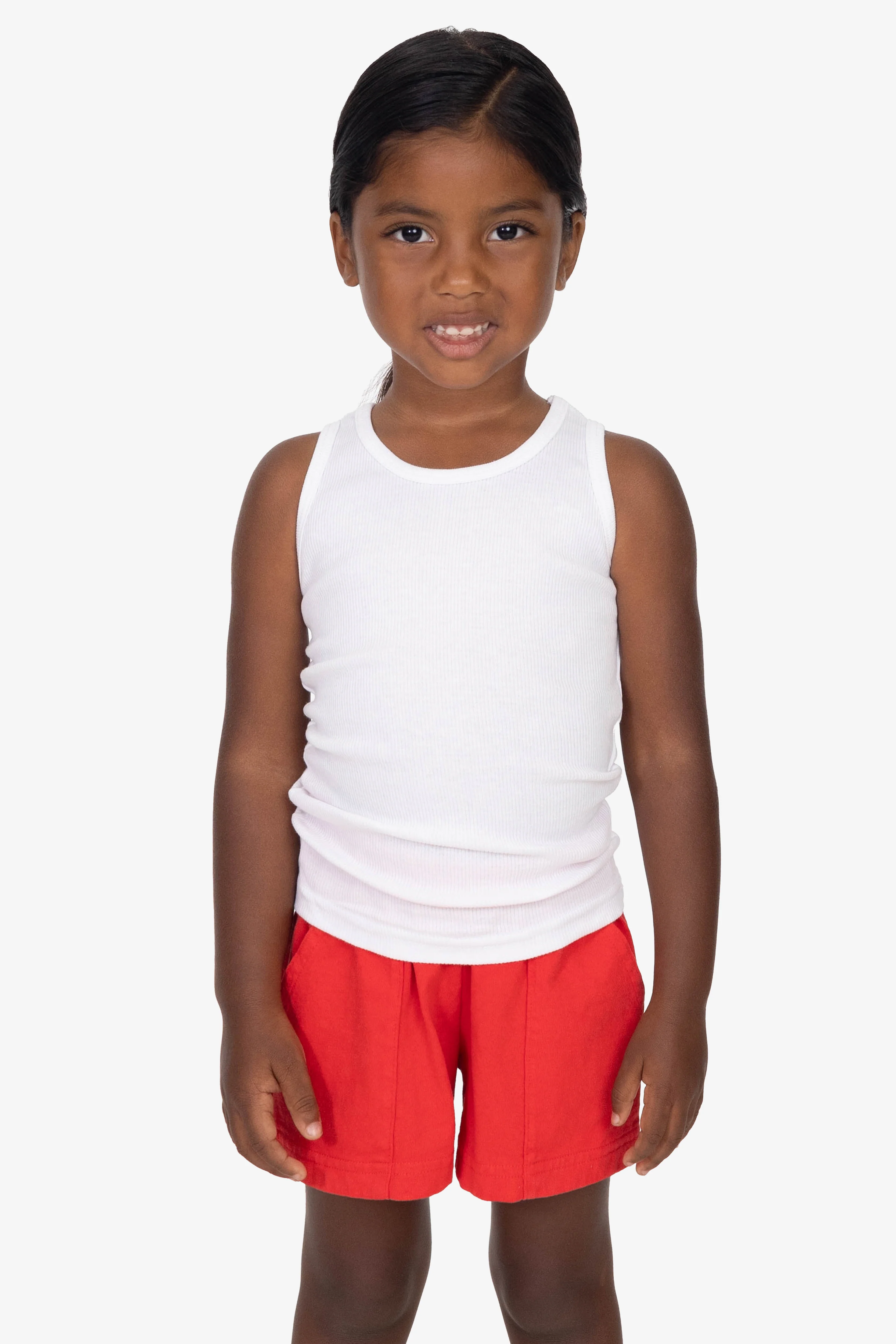 21108 - Toddler 2x1 Cotton Rib Tank - Image 2