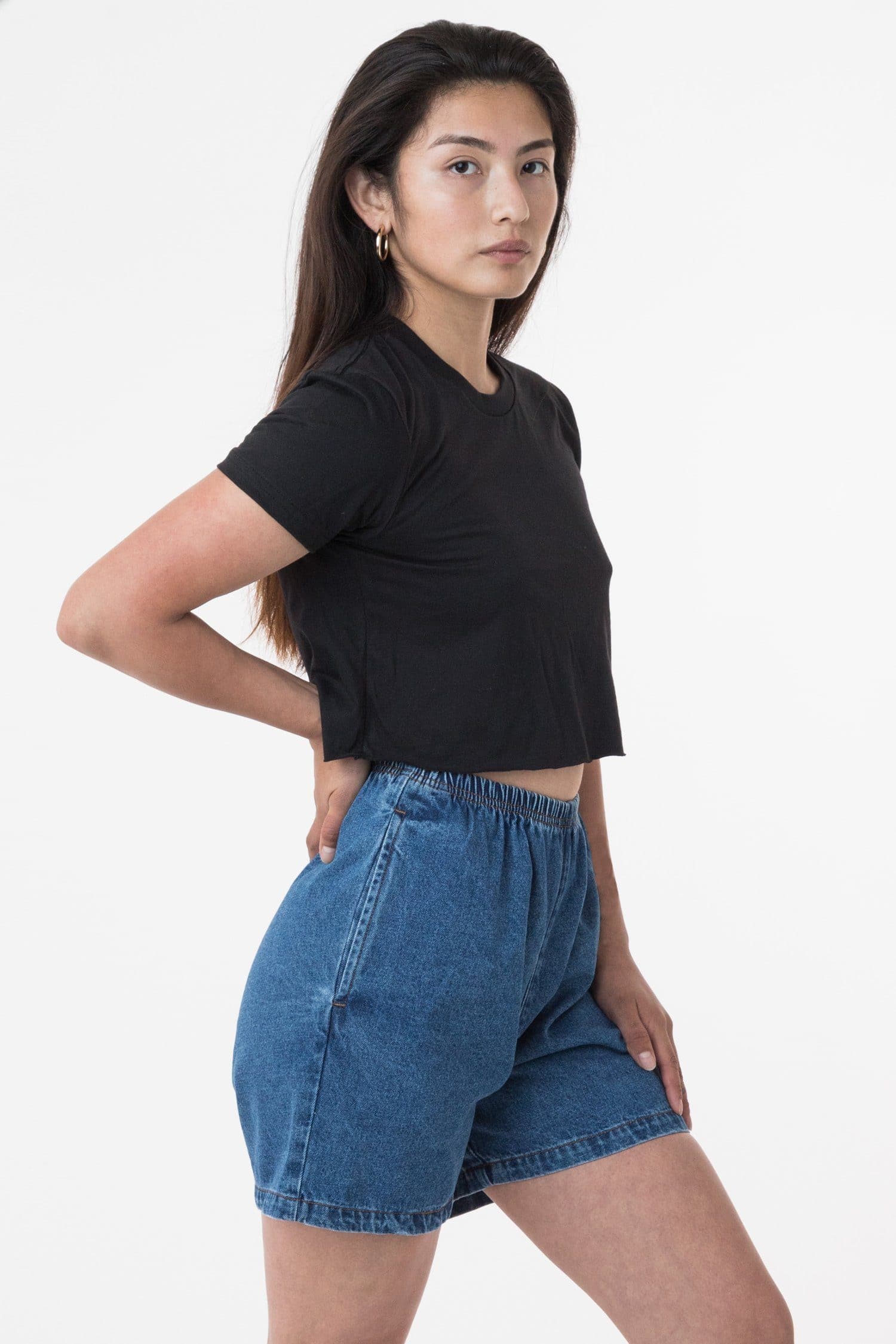 23302 - Fine Jersey Crop Top - Image 2