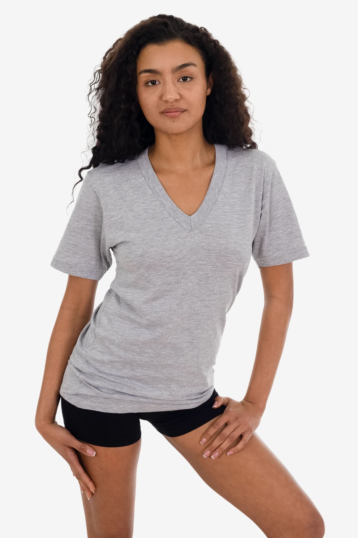 24056 - Fine Jersey V-Neck T-Shirt - Image 18