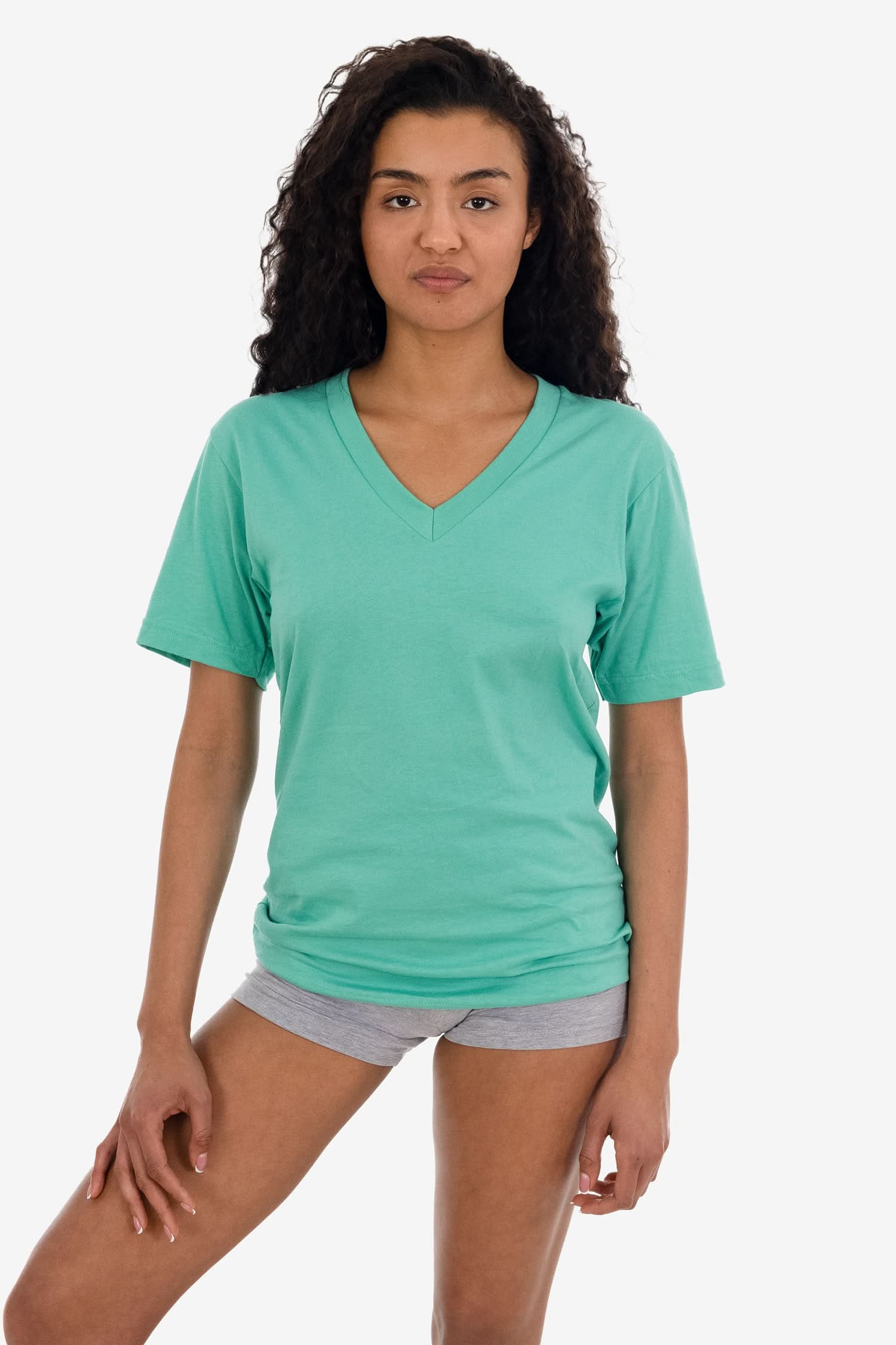 24056 - Fine Jersey V-Neck T-Shirt - Image 20
