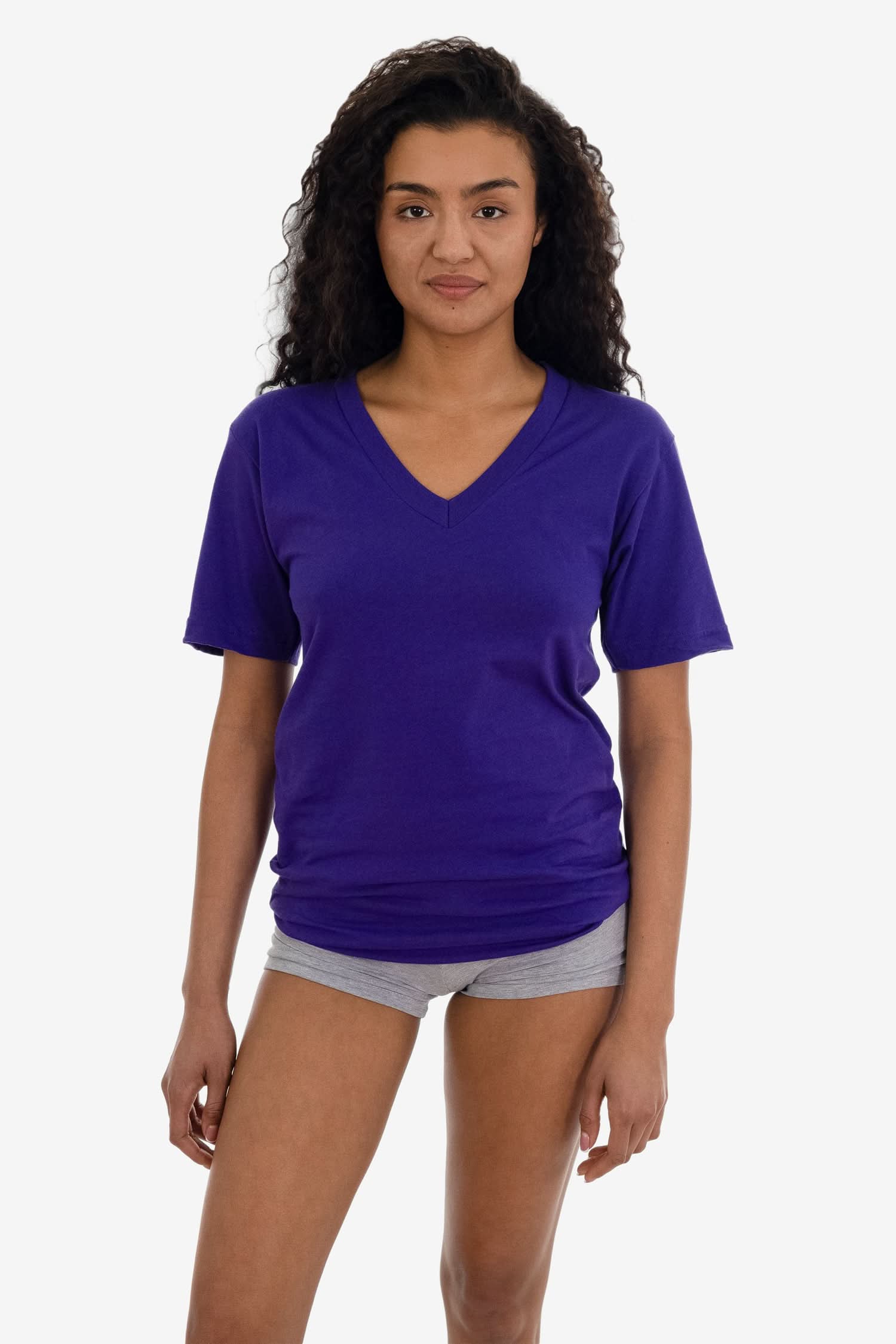 24056 - Fine Jersey V-Neck T-Shirt - Image 23