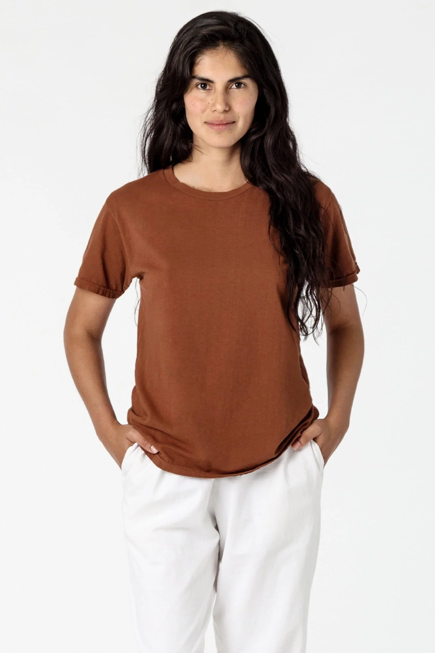 2802GD - Garment Dyed Short Sleeve Boyfriend Tee - Image 4
