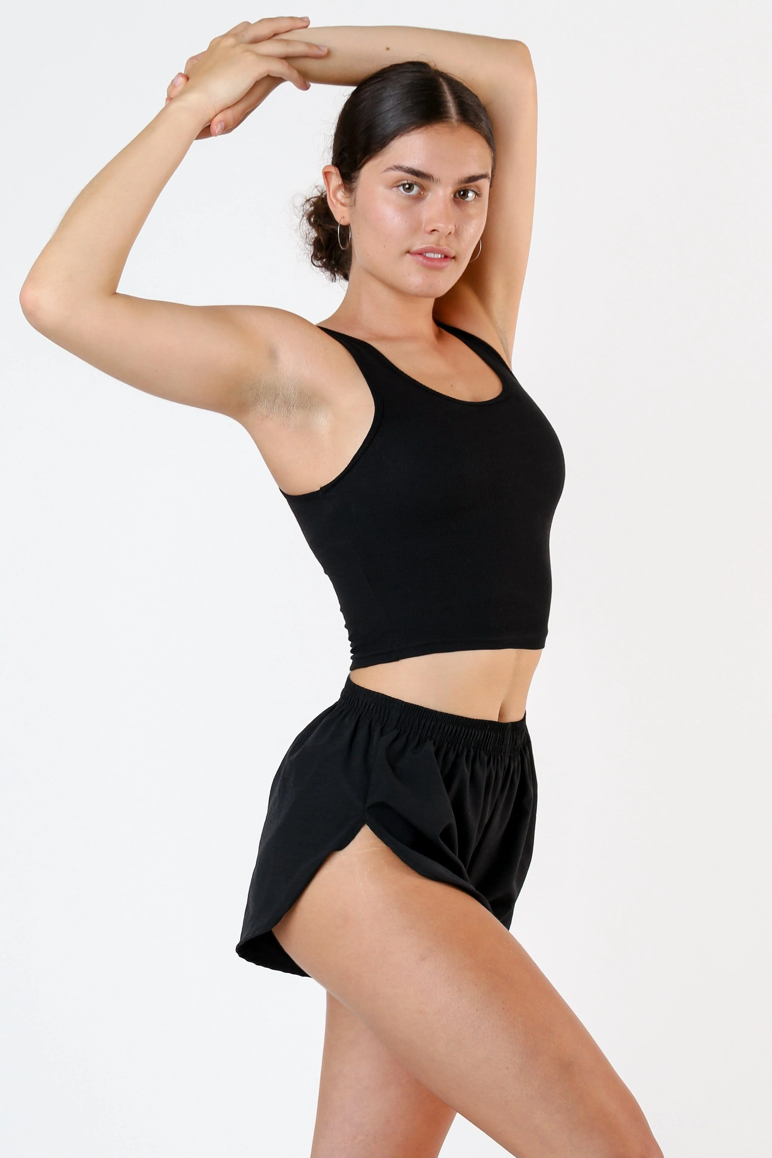 3380GD - Cotton Spandex 2x1 Rib Crop Tank - Image 6