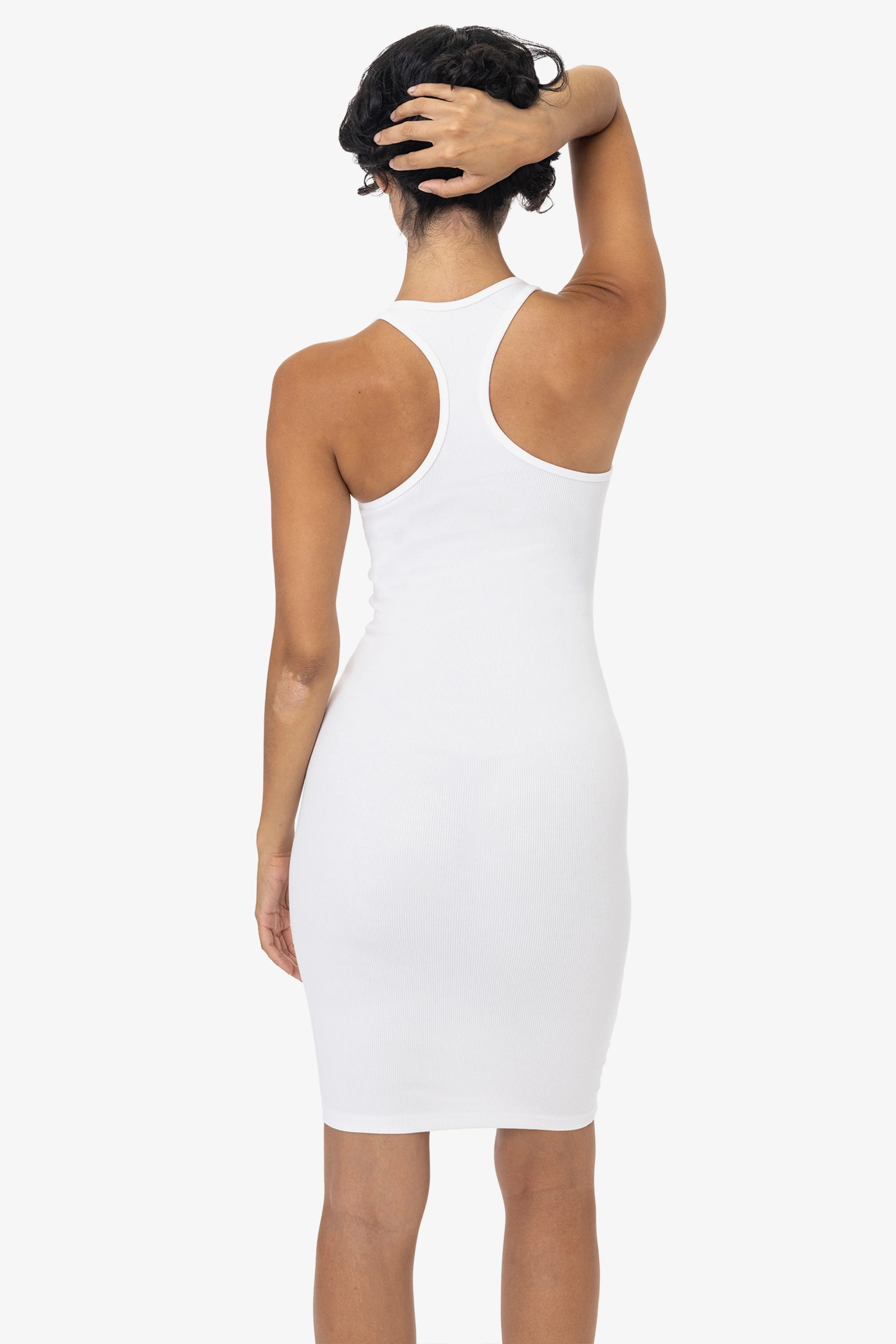 3386GD - Heavy 2x1 Rib Racerback Dress - Image 7