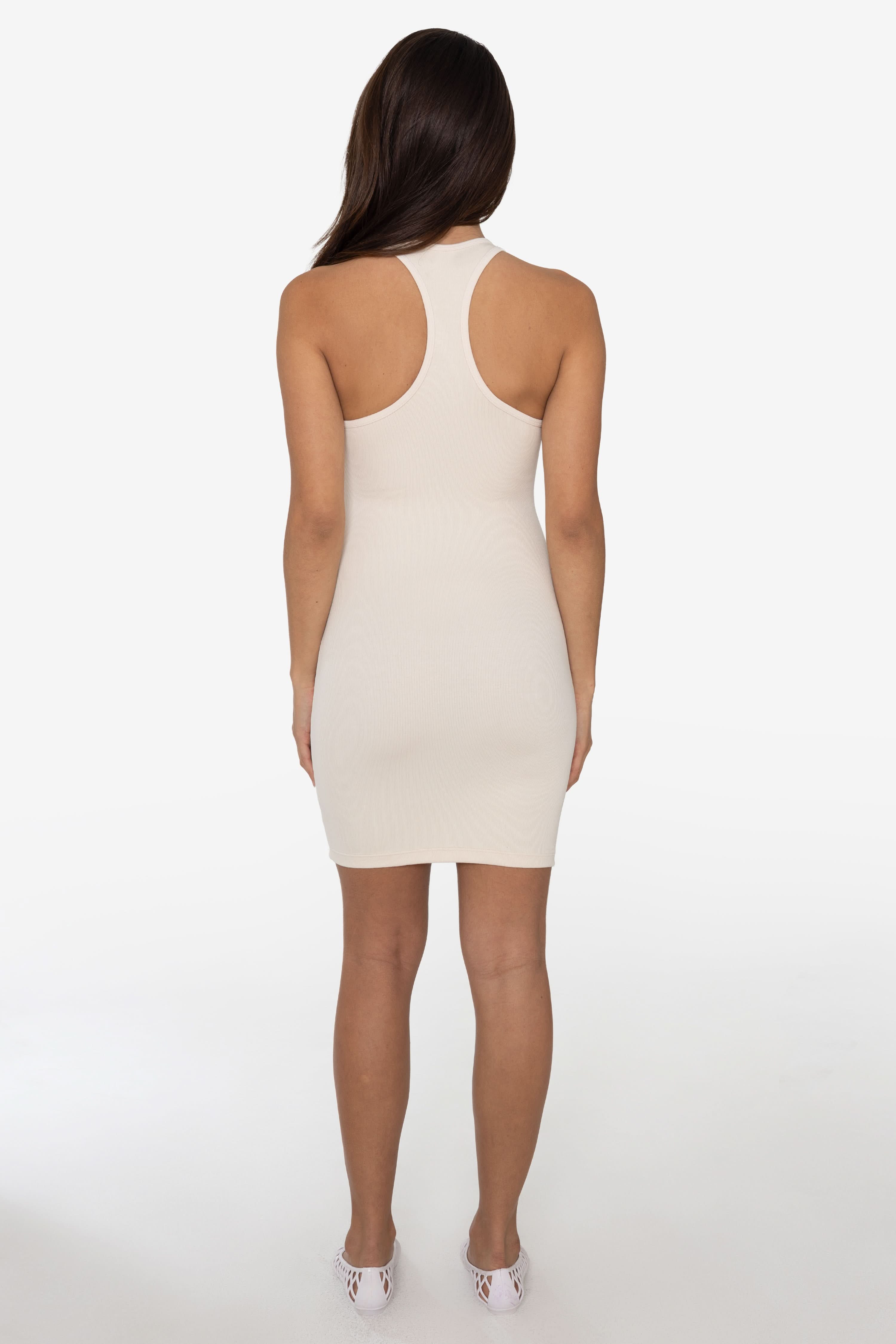 3386GD-SH - Heavy 2x1 Rib Short-Length Racerback Dress - Image 14