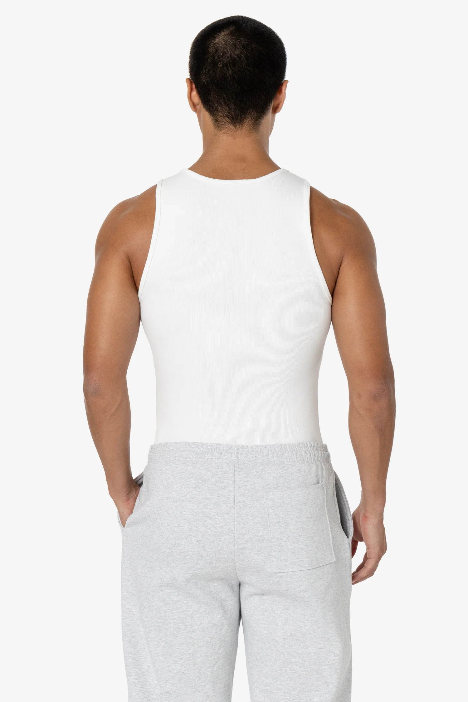 34008GD - 2x1 Cotton Spandex Rib Tank - Image 3