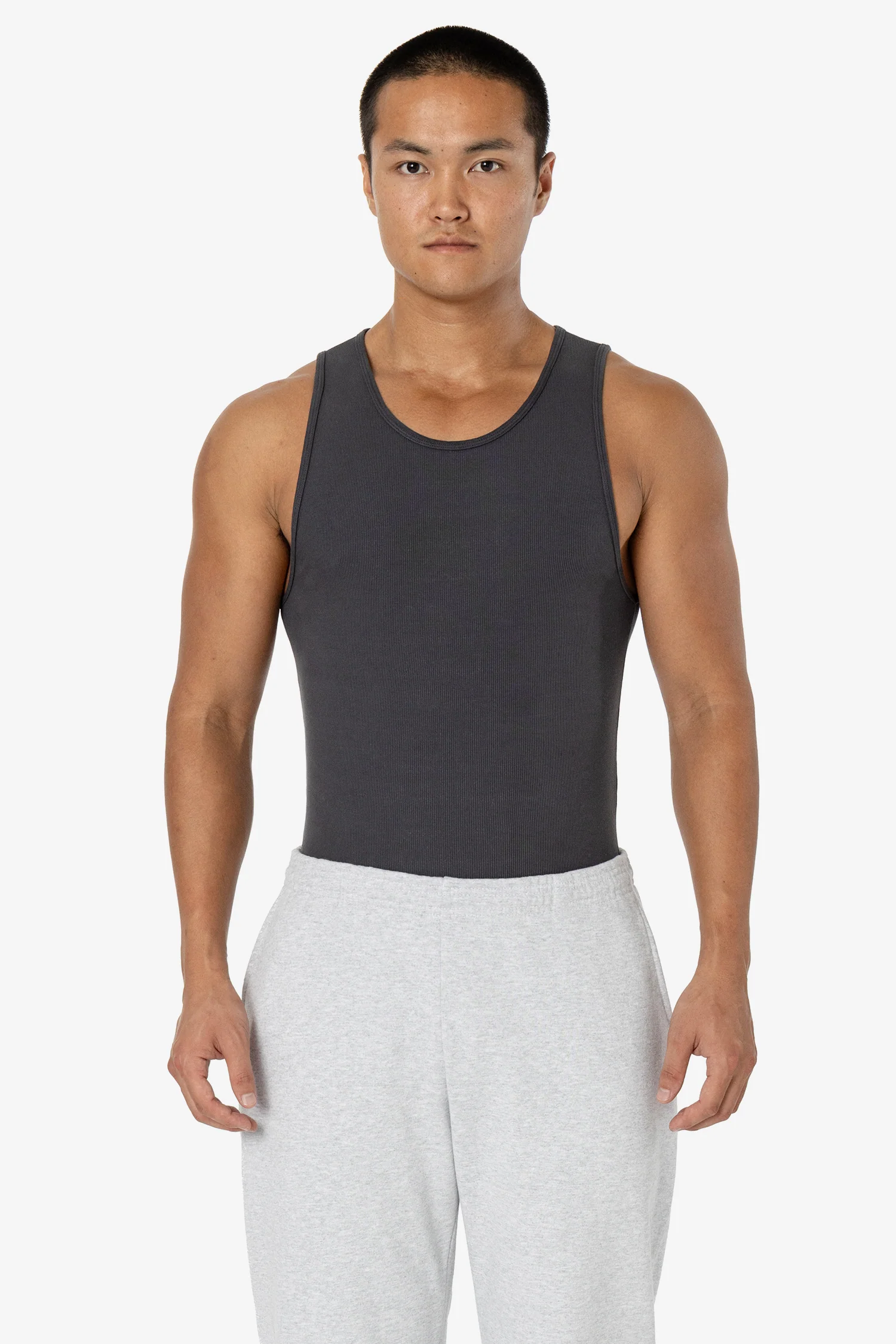 34008GD - 2x1 Cotton Spandex Rib Tank - Image 4