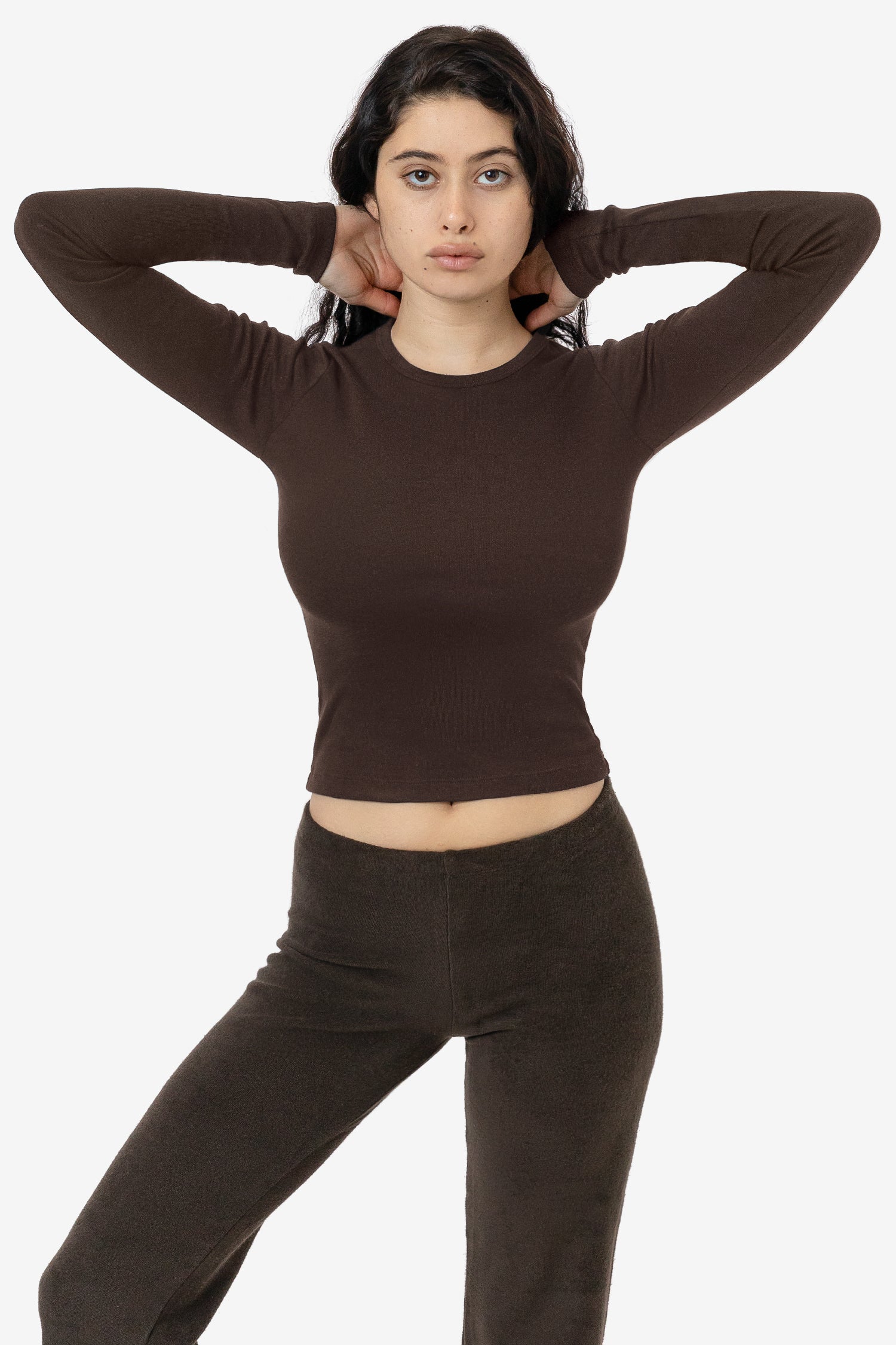 43007 - Baby Rib Long Sleeve Crewneck Tee - Image 10
