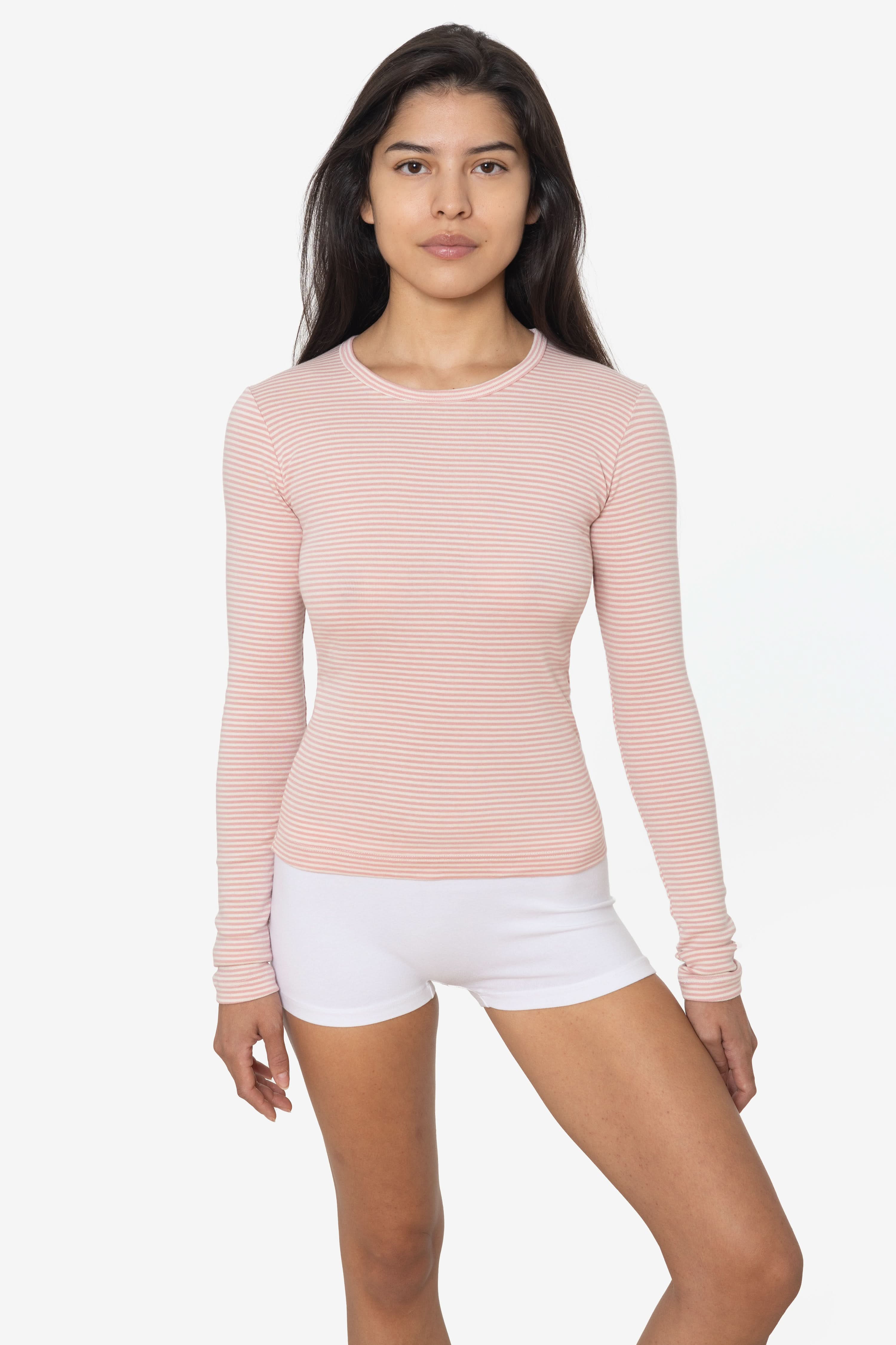 43007 - Baby Rib Long Sleeve Crewneck Tee - Image 4