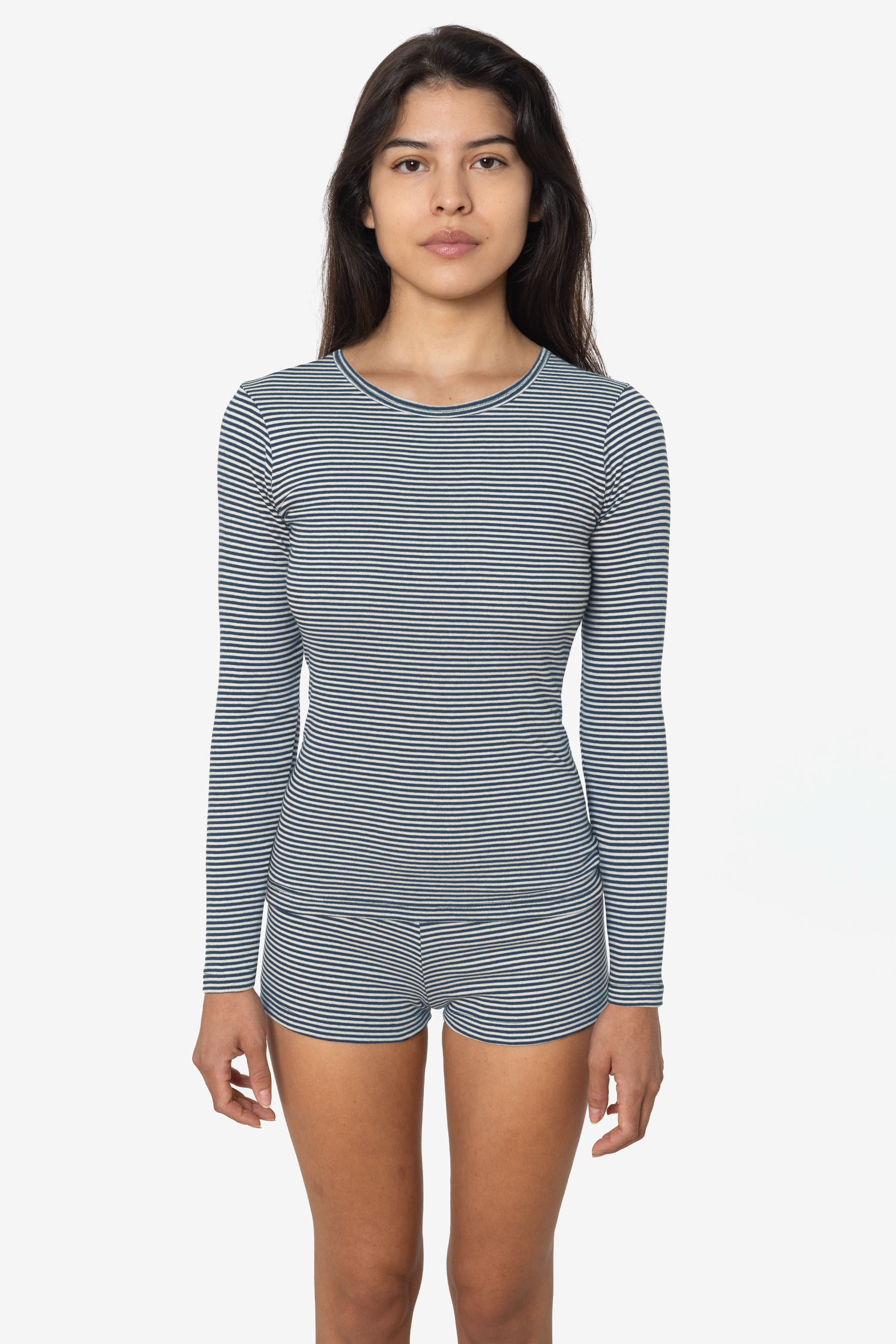 43007 - Baby Rib Long Sleeve Crewneck Tee - Image 7