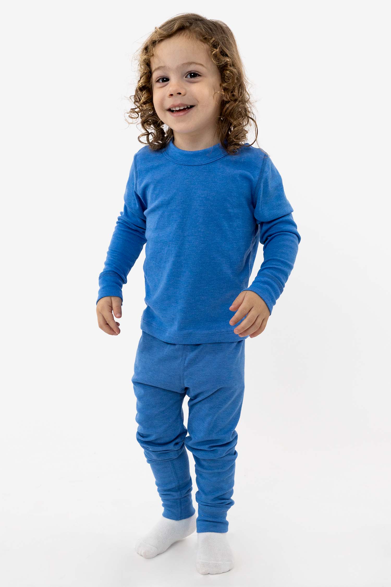 FFR107 - Kids 50/50 Long Sleeve Rib Top - Image 10