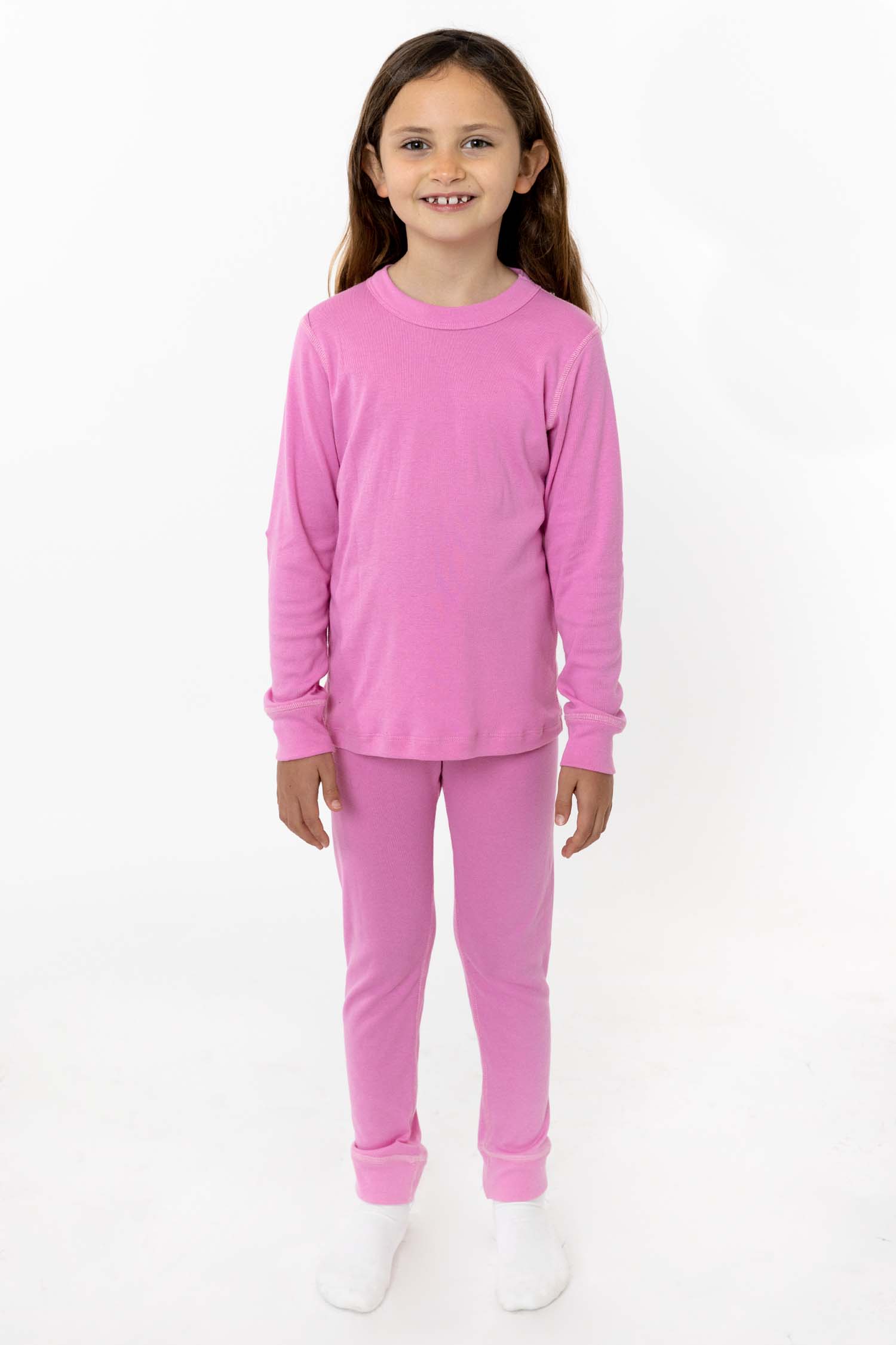 FFR107 - Kids 50/50 Long Sleeve Rib Top - Image 15