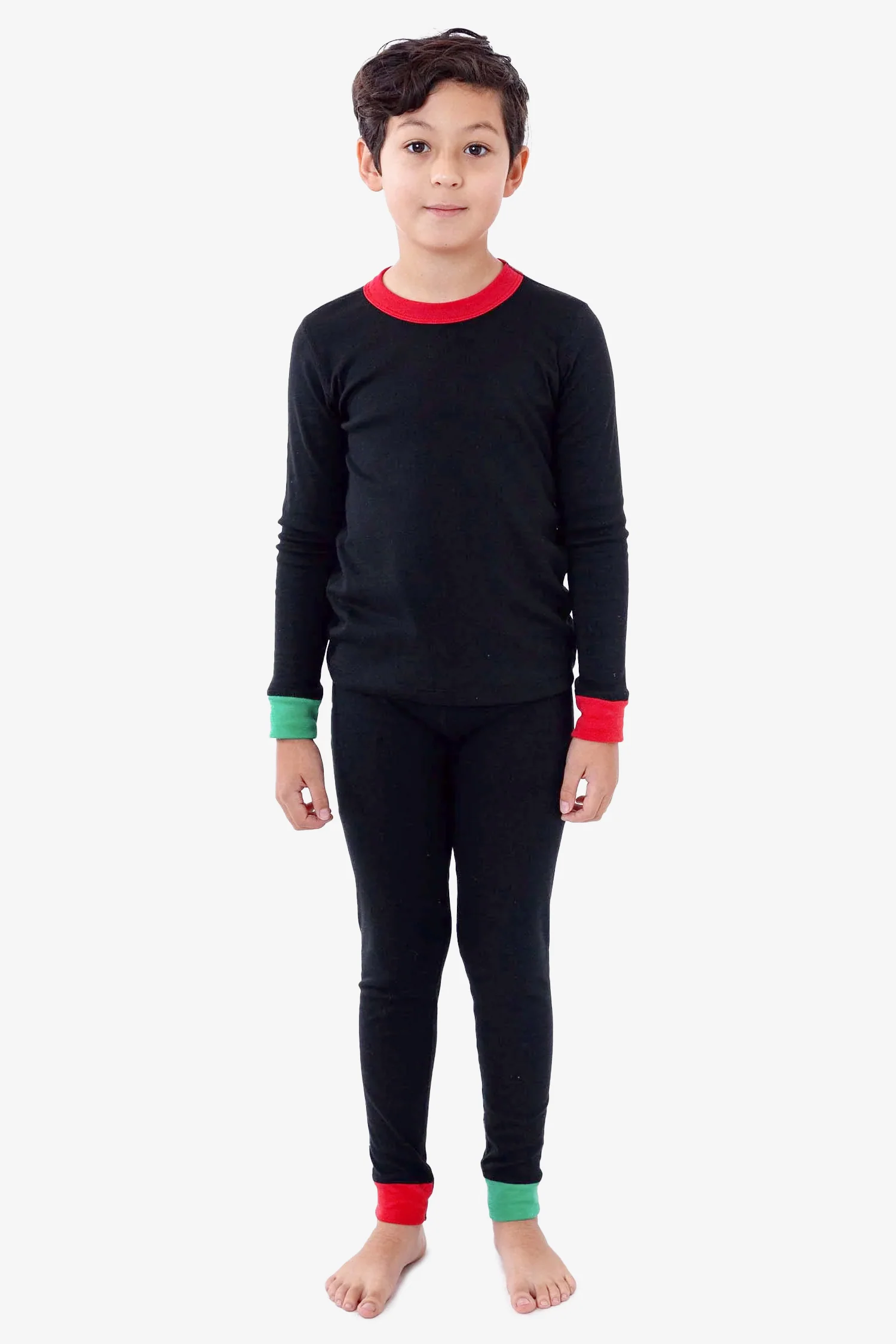 FFR107 - Kids 50/50 Long Sleeve Rib Top - Image 7