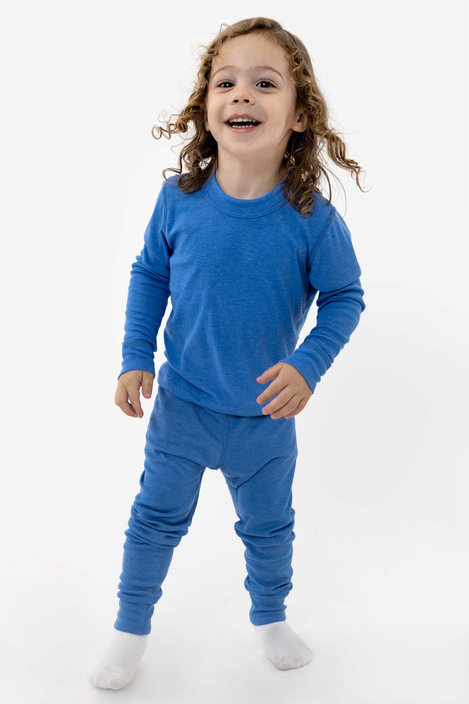 FFR107 - Kids 50/50 Long Sleeve Rib Top - Image 8