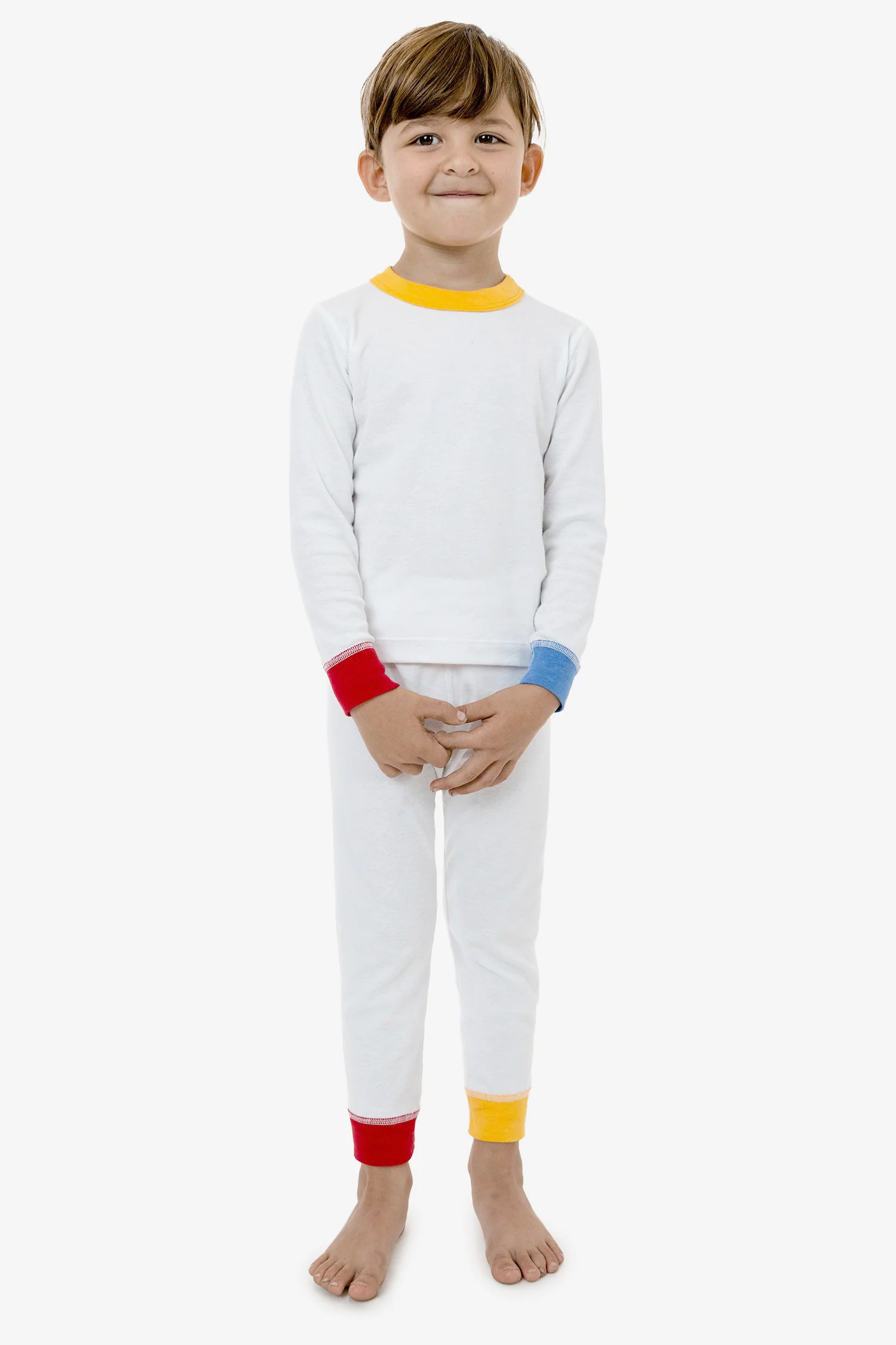FFR107 - Kids 50/50 Long Sleeve Rib Top - Image 9