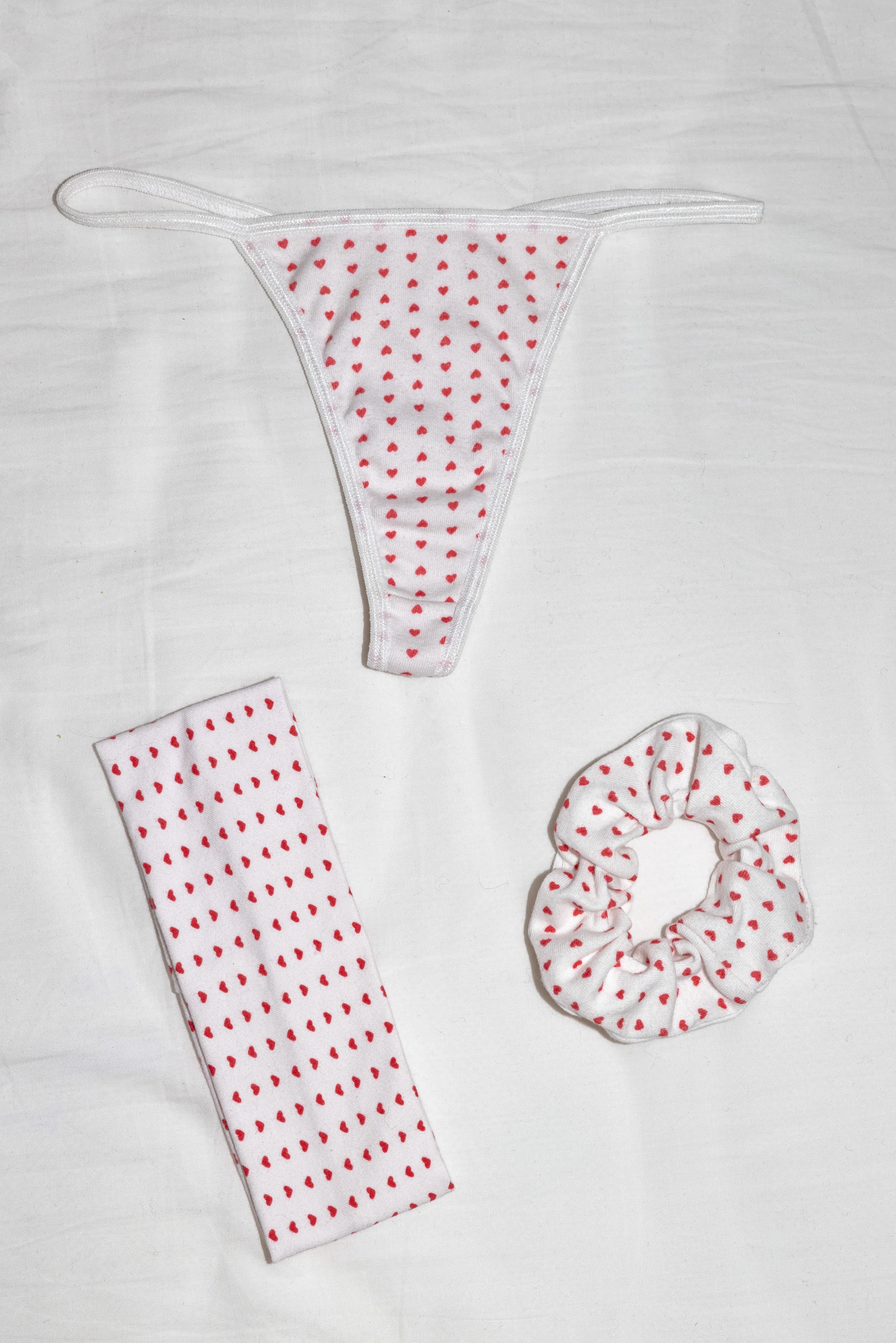 43013P-GS - Printed Baby Rib Thong/Scrunchie/Headband Gift Set - Image 4