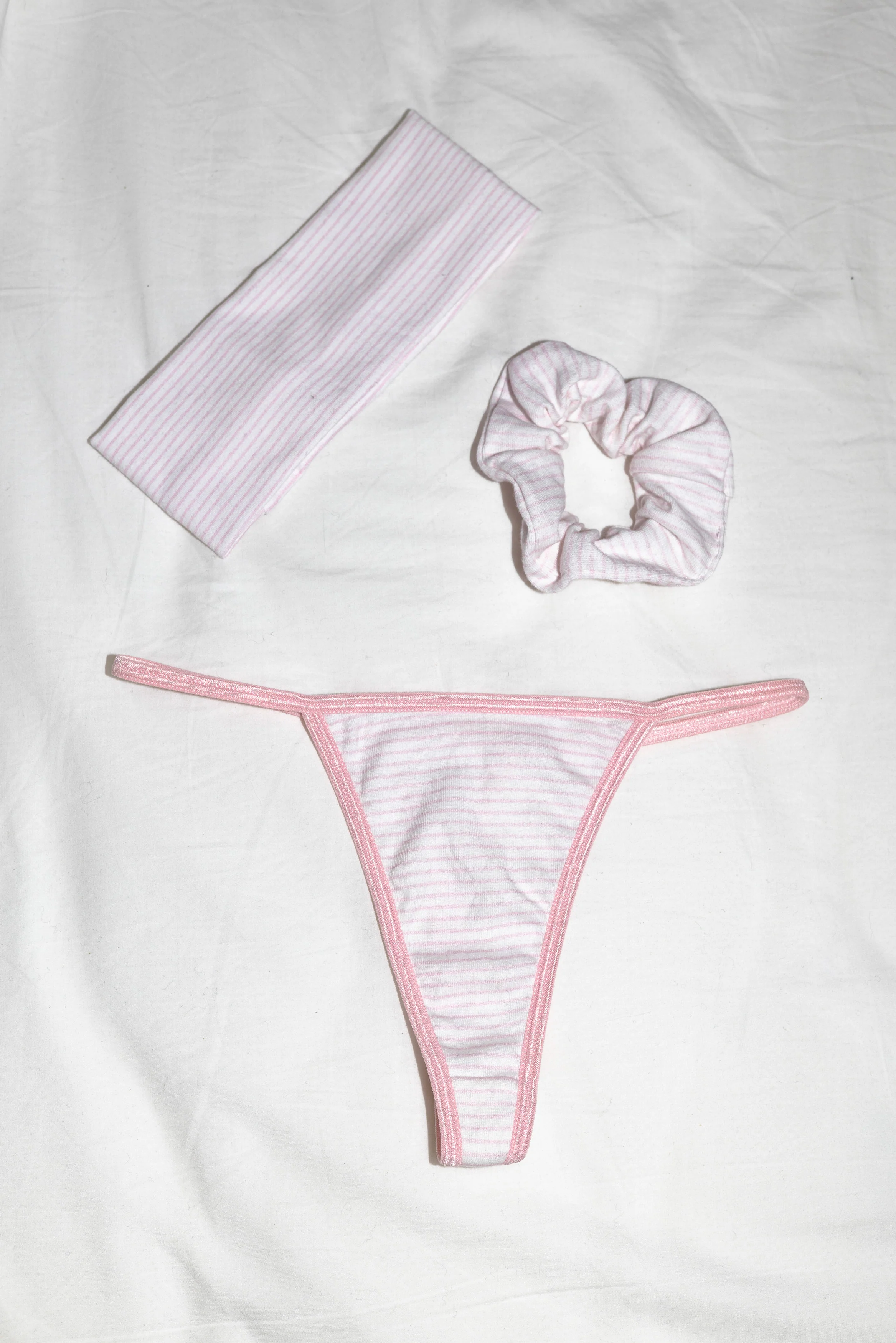 43013P-GS - Printed Baby Rib Thong/Scrunchie/Headband Gift Set - Image 5