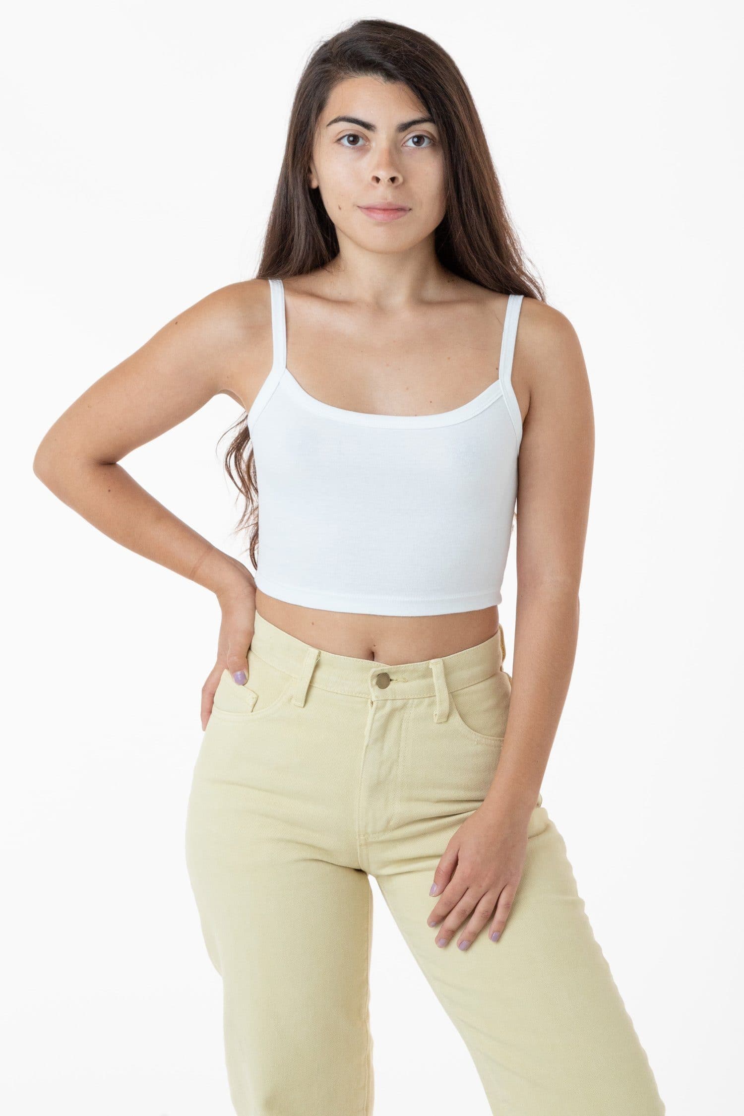 43016 - Baby Rib Spaghetti Crop Tank - Image 7