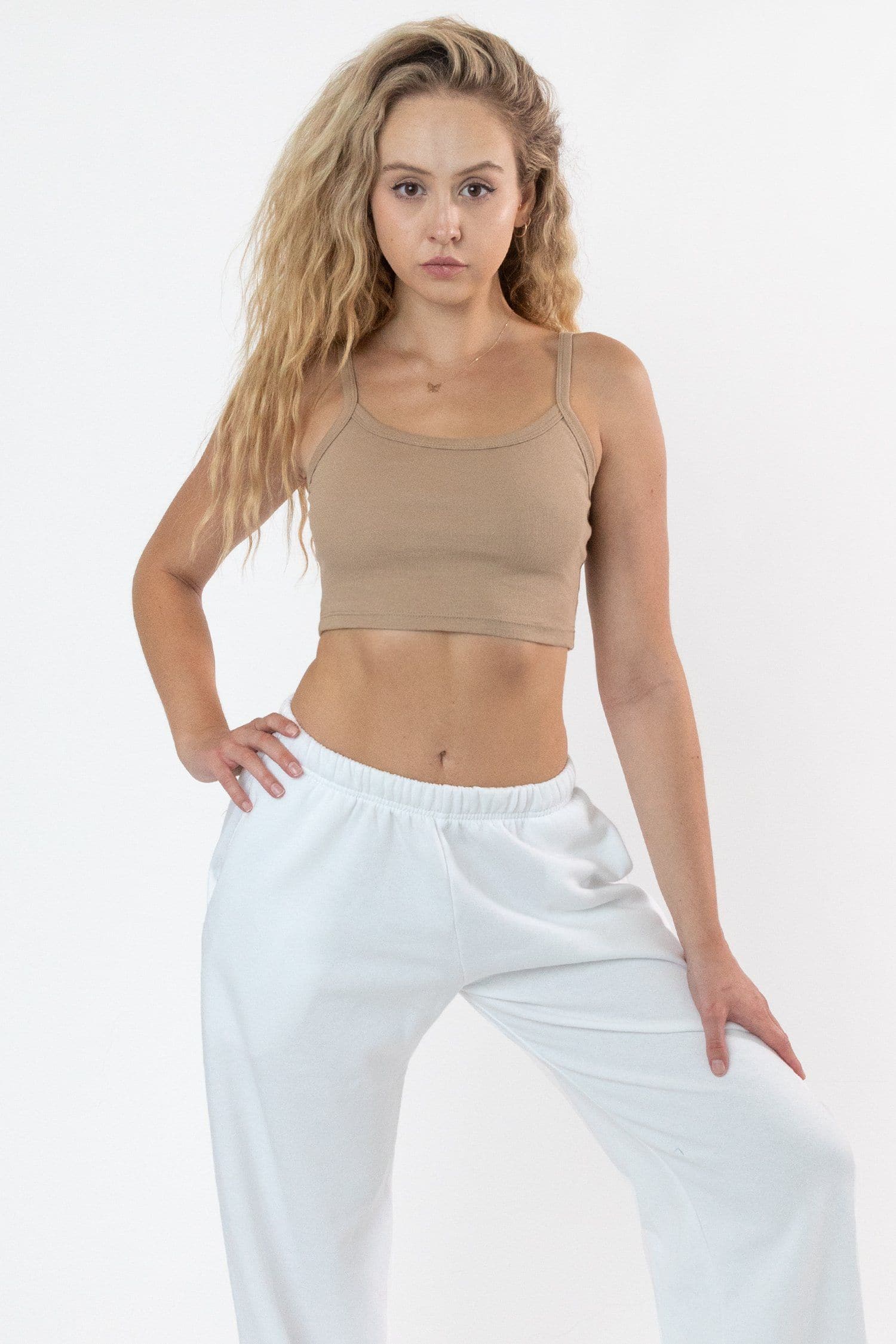 43016 - Baby Rib Spaghetti Crop Tank - Image 9