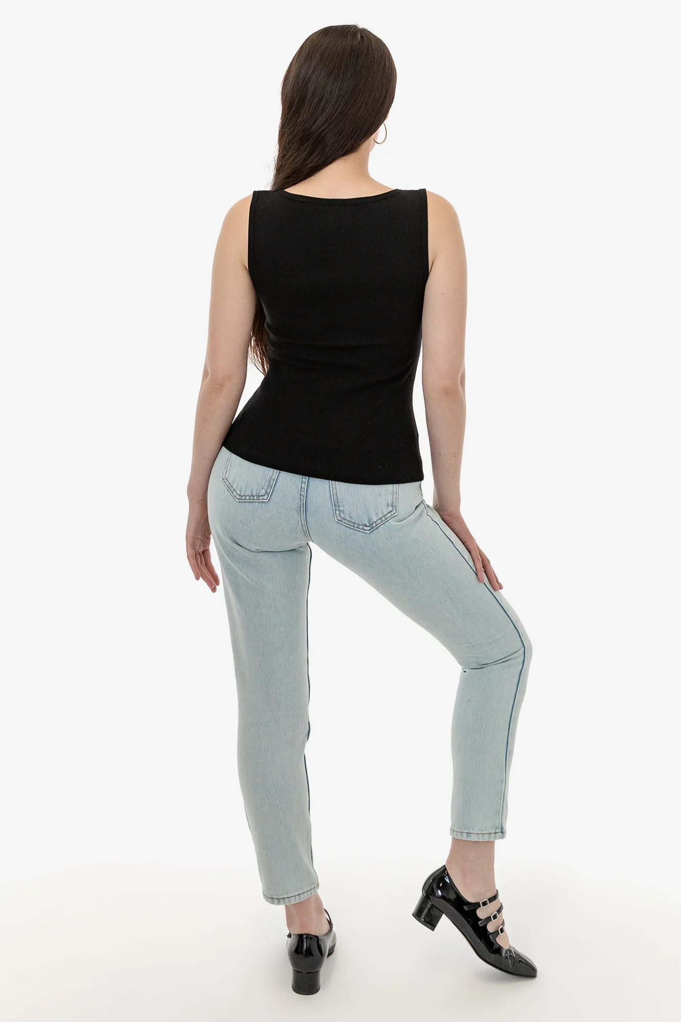 43045 - Baby Rib Sleeveless Boatneck Top - Image 12