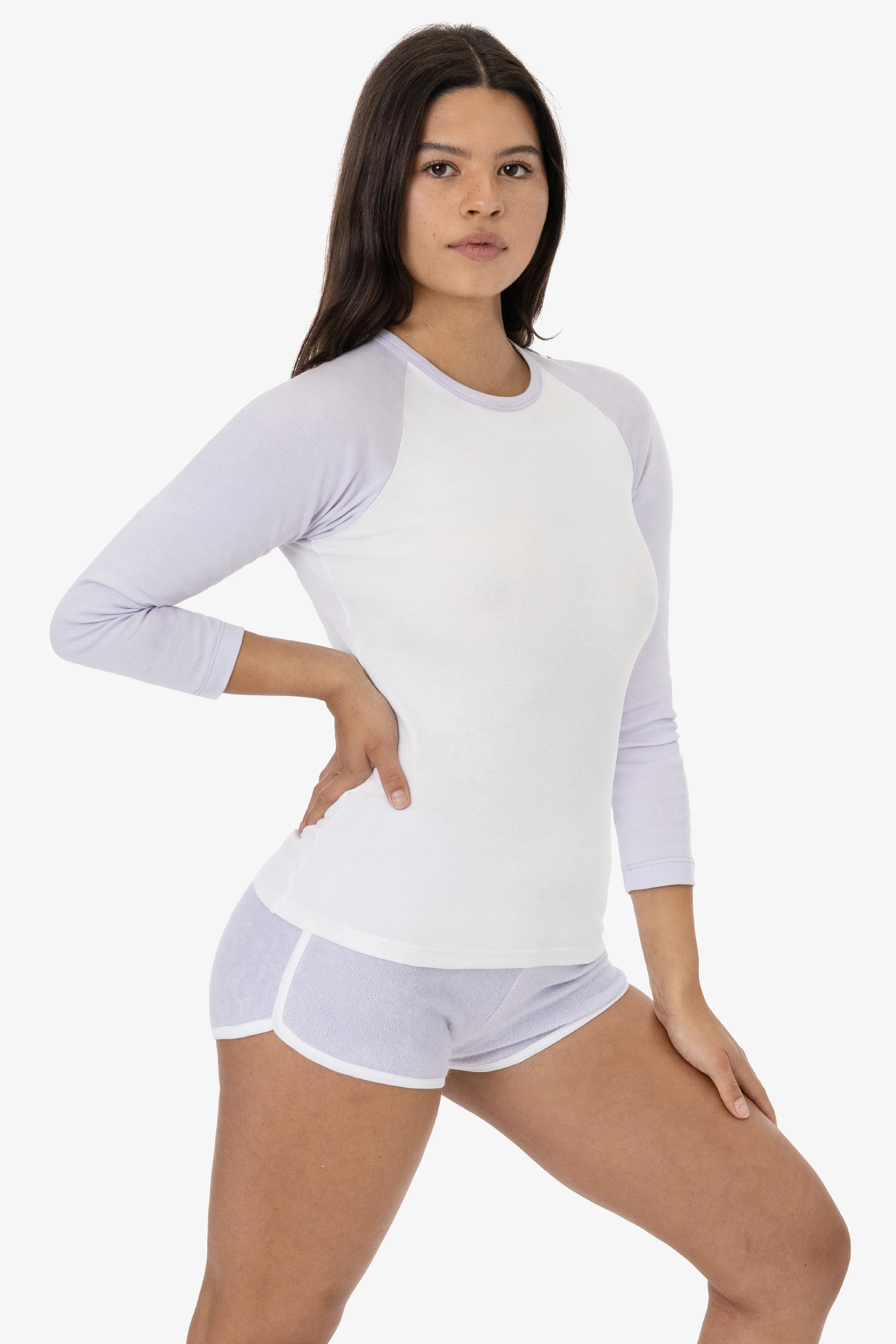 43053 - Baby Rib Long Sleeve Raglan - Image 4