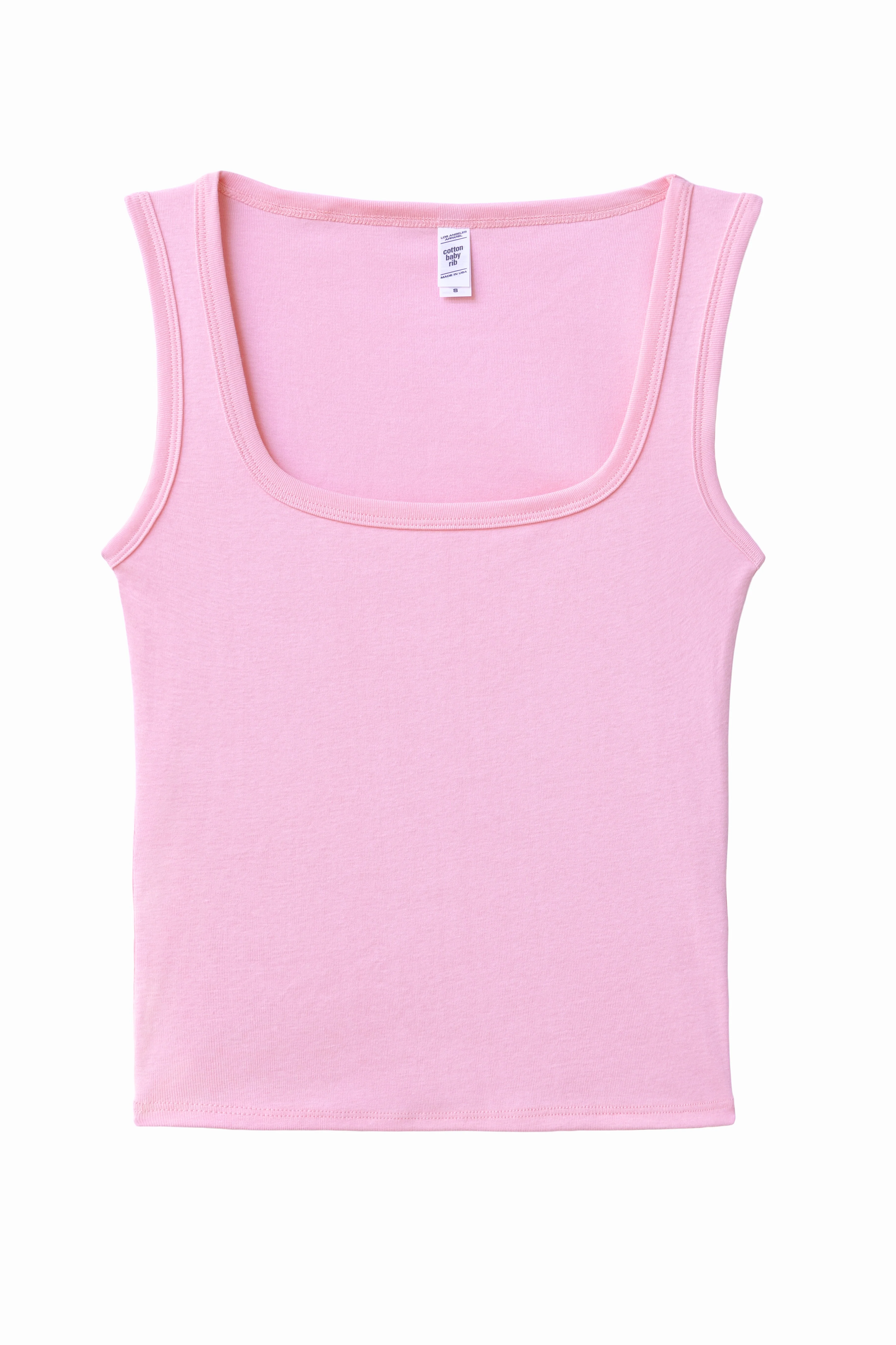 43055 - Baby Rib Square Neck Tank Top - Image 13