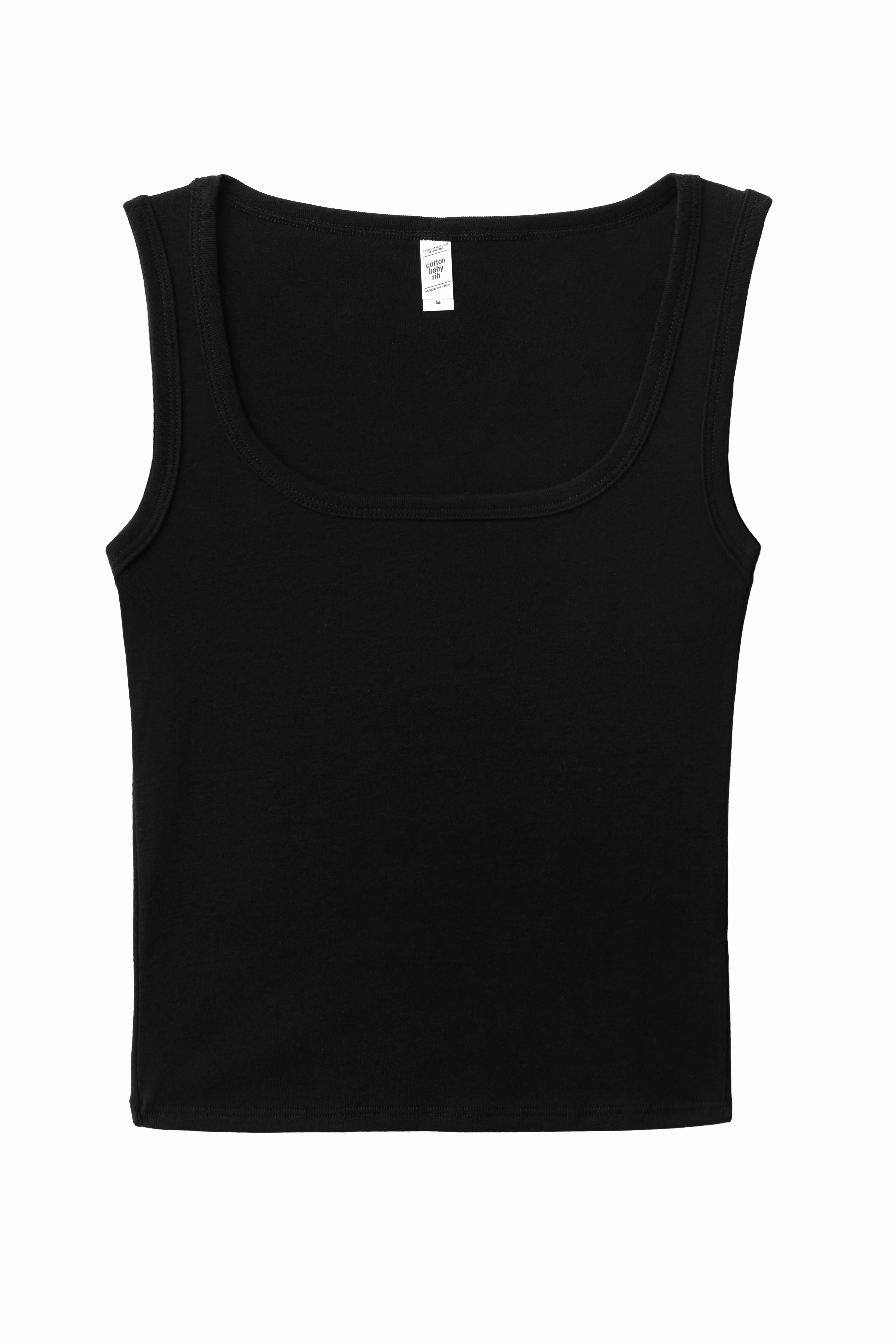 43055 - Baby Rib Square Neck Tank Top - Image 15